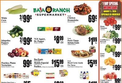 Baja Ranch Supermarket Weekly Ad August 5 - 11, 2026