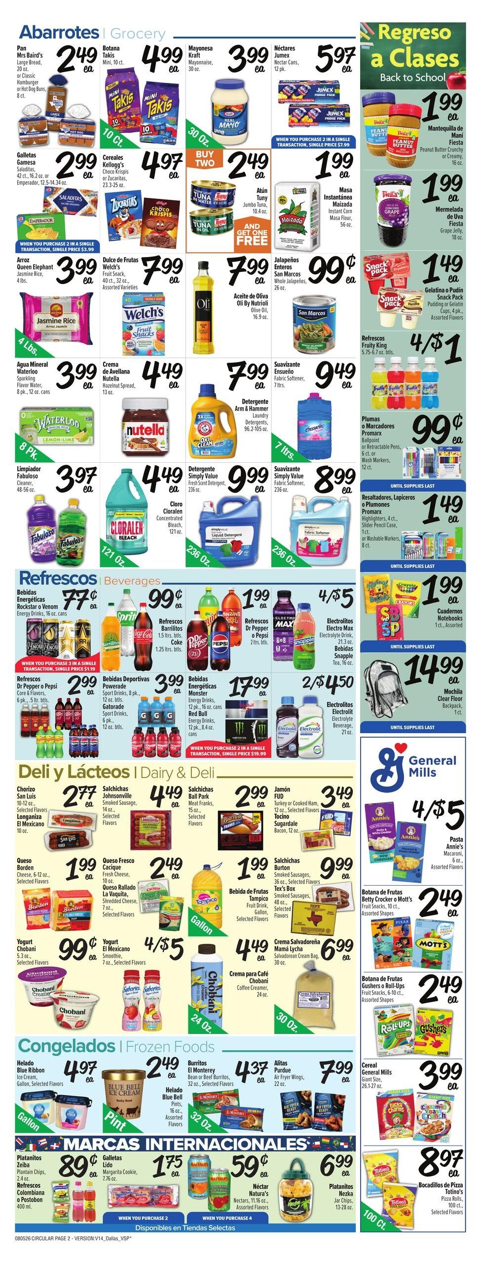 Fiesta Mart (Denton–Coppell Area, TX) Weekly Ad August 5 - 11, 2026