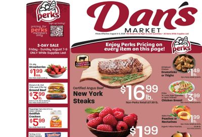 Dan's Fresh Market (Salt Lake City–Centerville Area, UT) Weekly Ad August 5 - 11, 2026