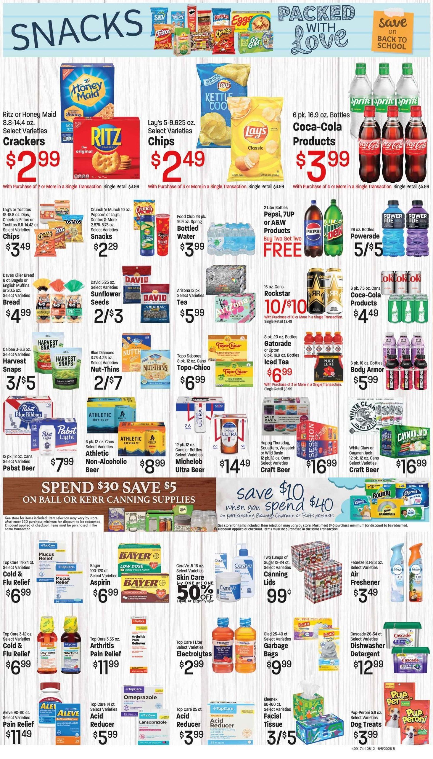 Lee's Marketplace (Salt Lake City–Centerville Area, UT) Weekly Ad August 5 - 11, 2026