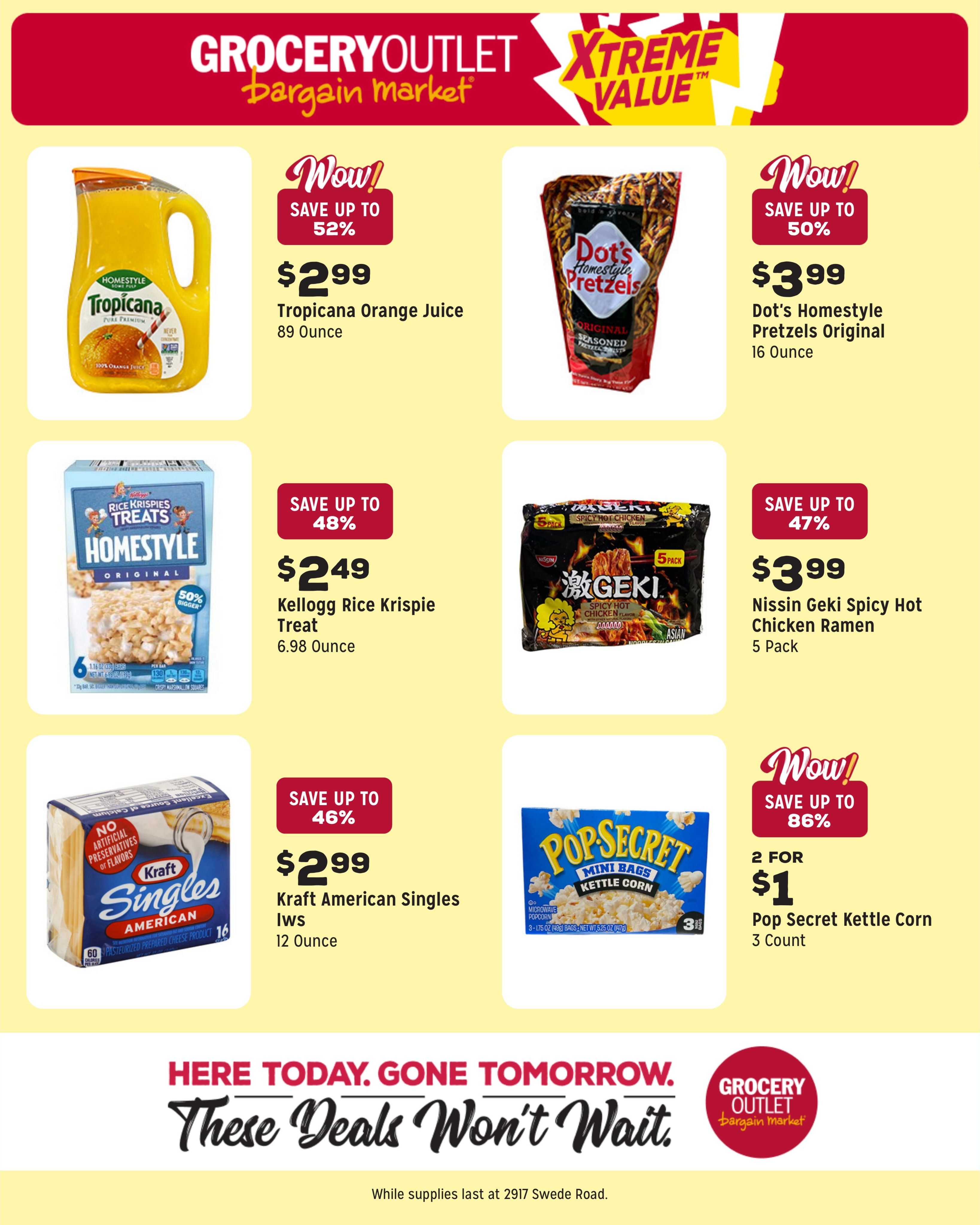 Grocery Outlet (Valley Forge Area, PA) Weekly Ad August 5 - 11, 2026