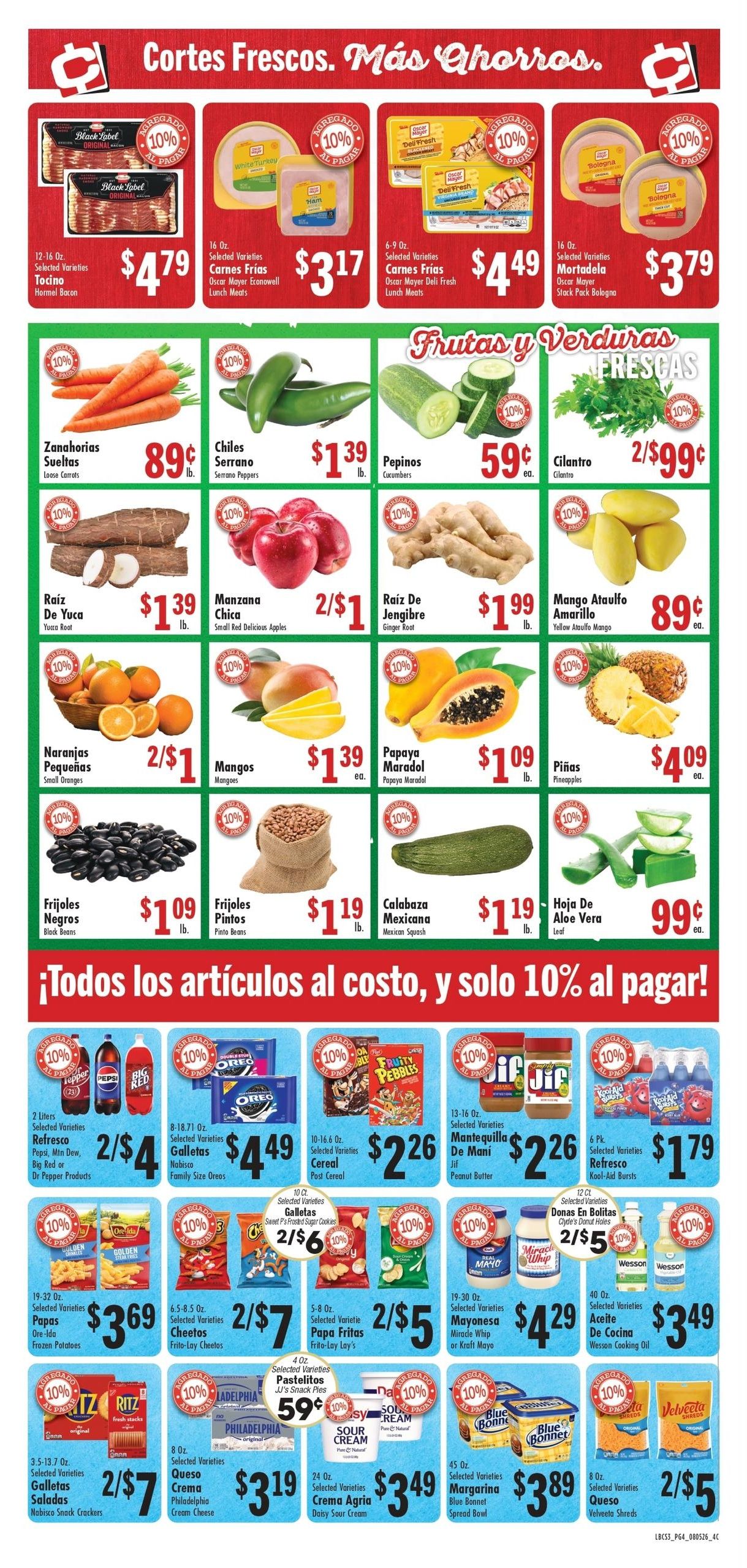 Cash Saver Texas Weekly Ad August 5 - 11, 2026