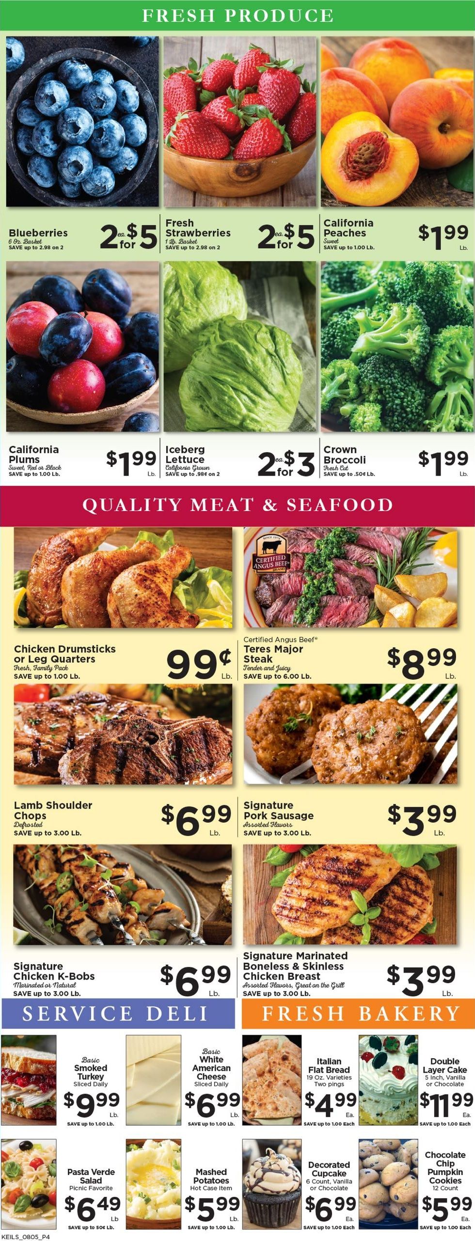Keil's Fresh Food Stores Weekly Ad August 5 - 11, 2026