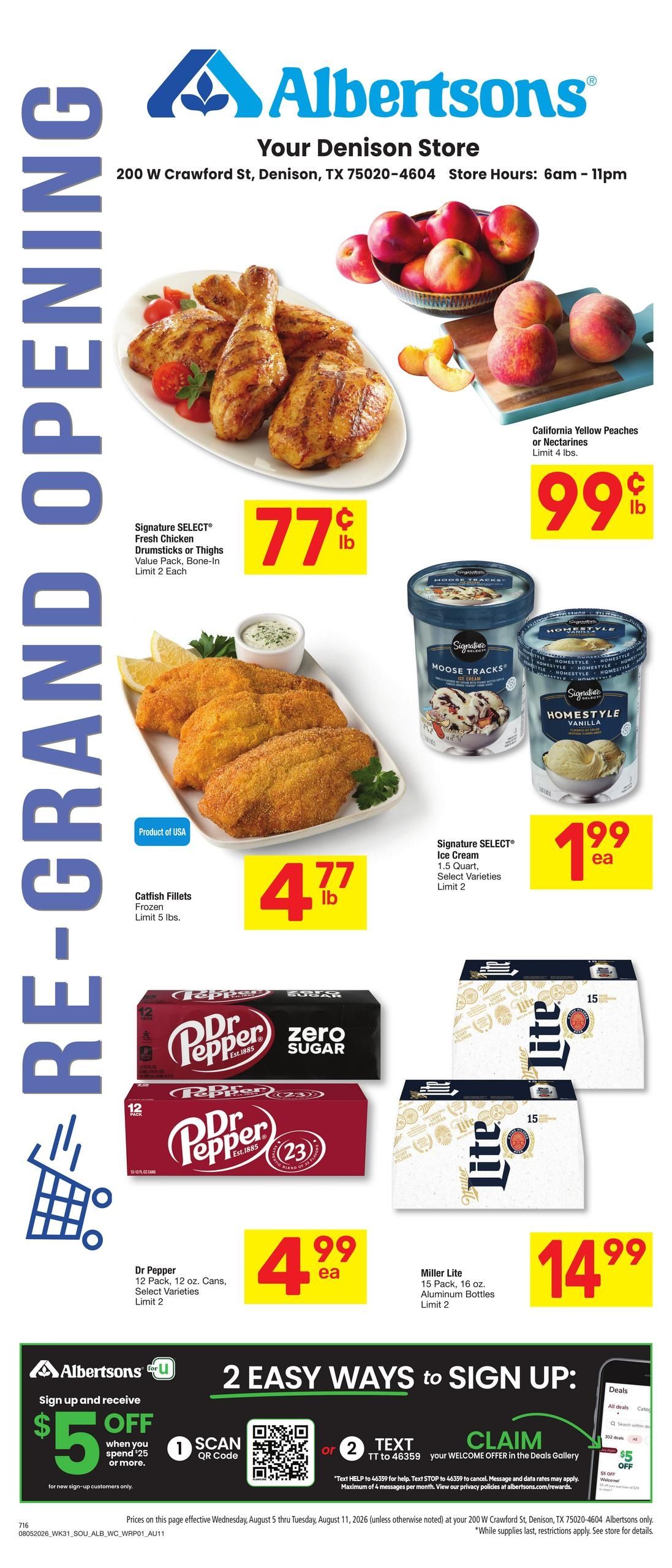 Albertsons Weekly Ad August 5 - 11, 2026