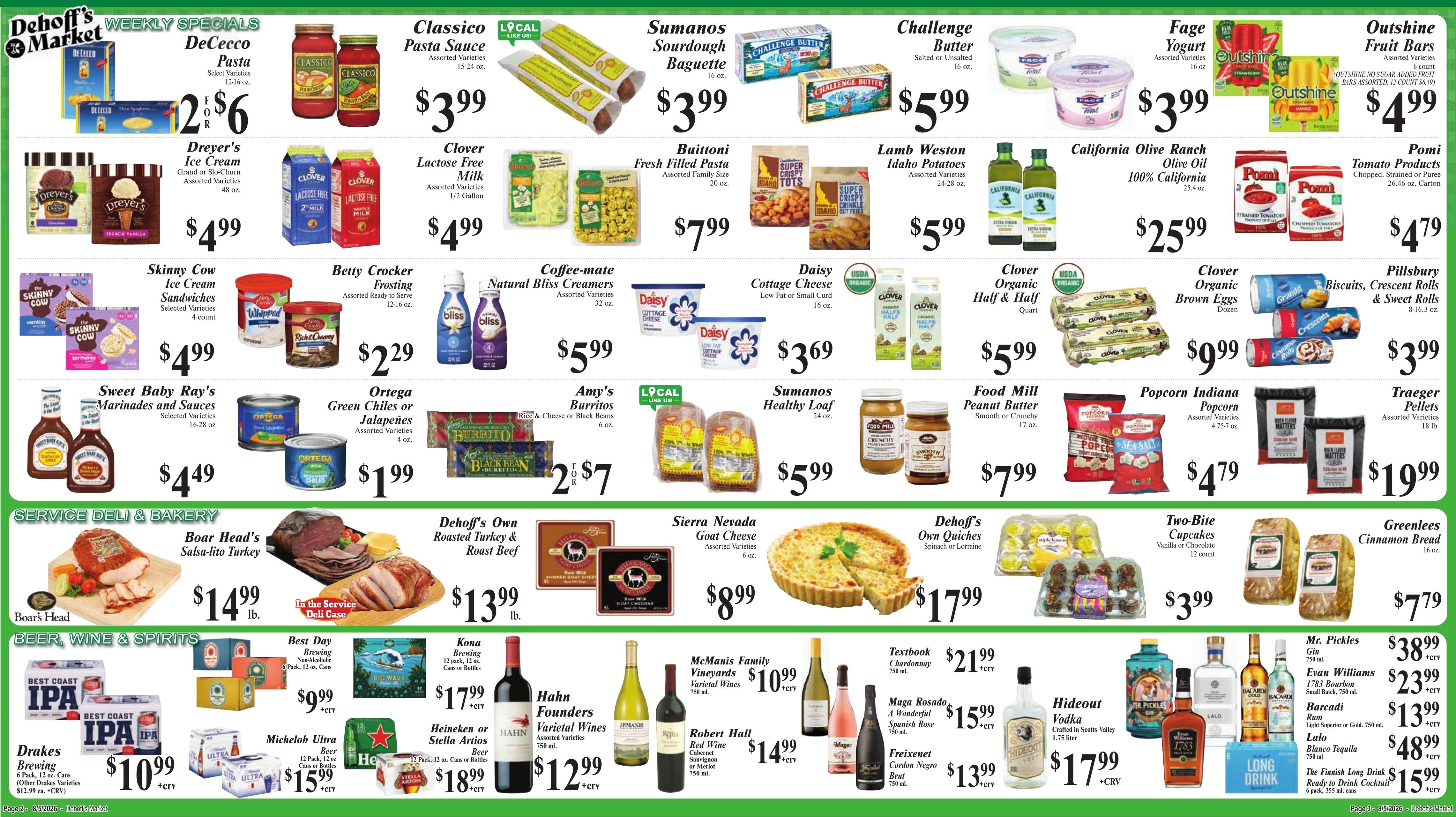 Dehoff's Key Markets (San Mateo–Palo Alto Area, CA) Weekly Ad August 5 - 11, 2026