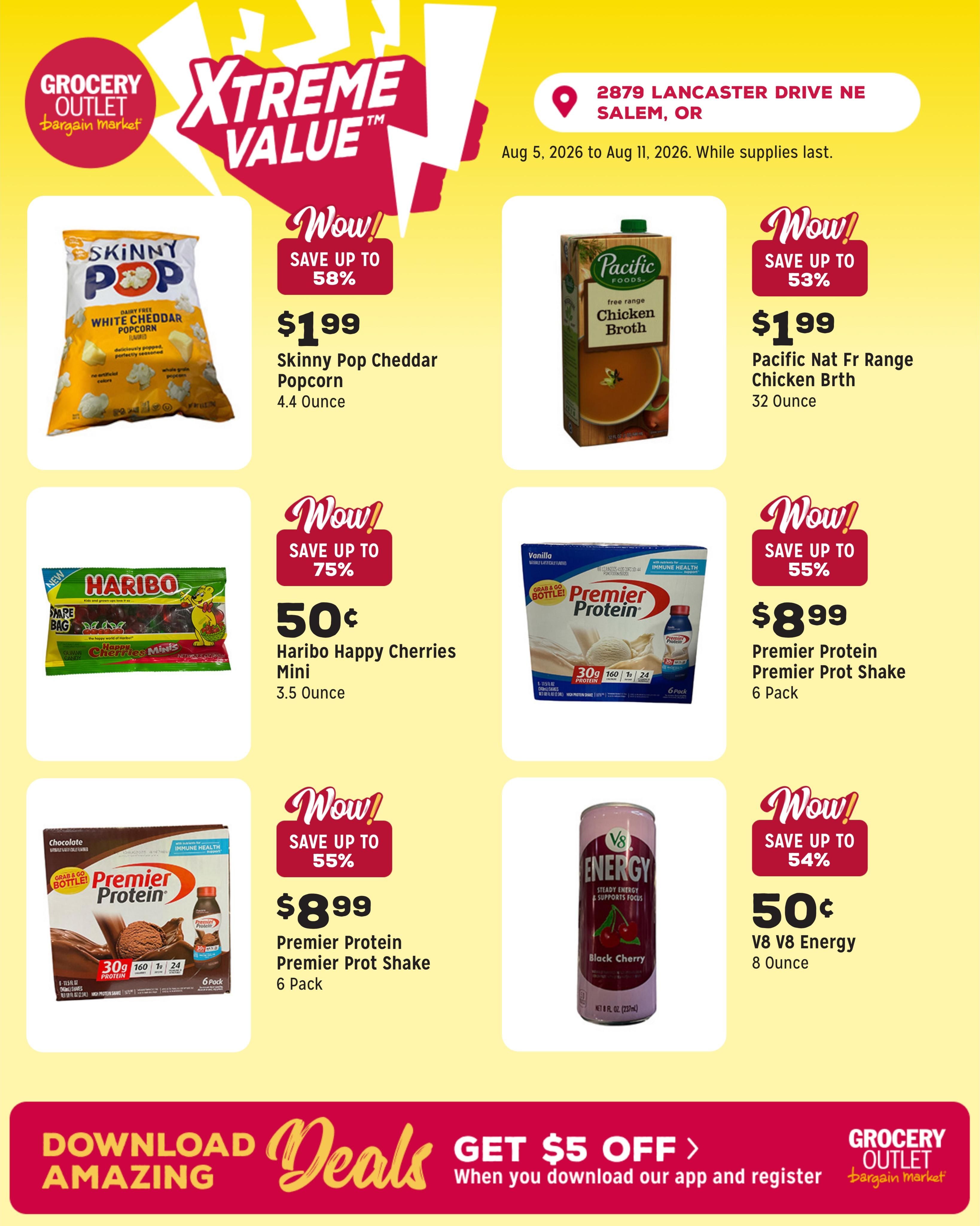 Grocery Outlet (Salem Area, OR) Weekly Ad August 5 - 11, 2026