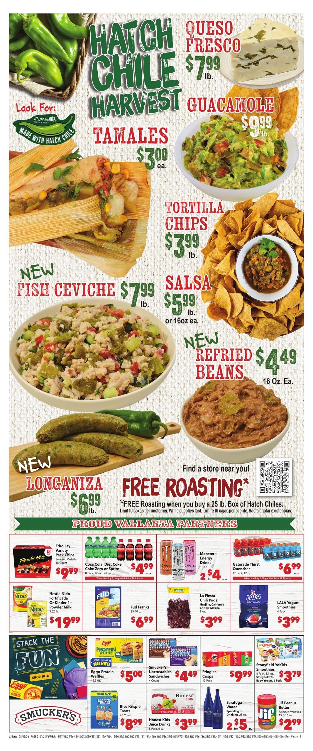 Vallarta Supermarkets (Ceres Area, CA) Grocery Savings Weekly Ad August 5 - 11, 2026