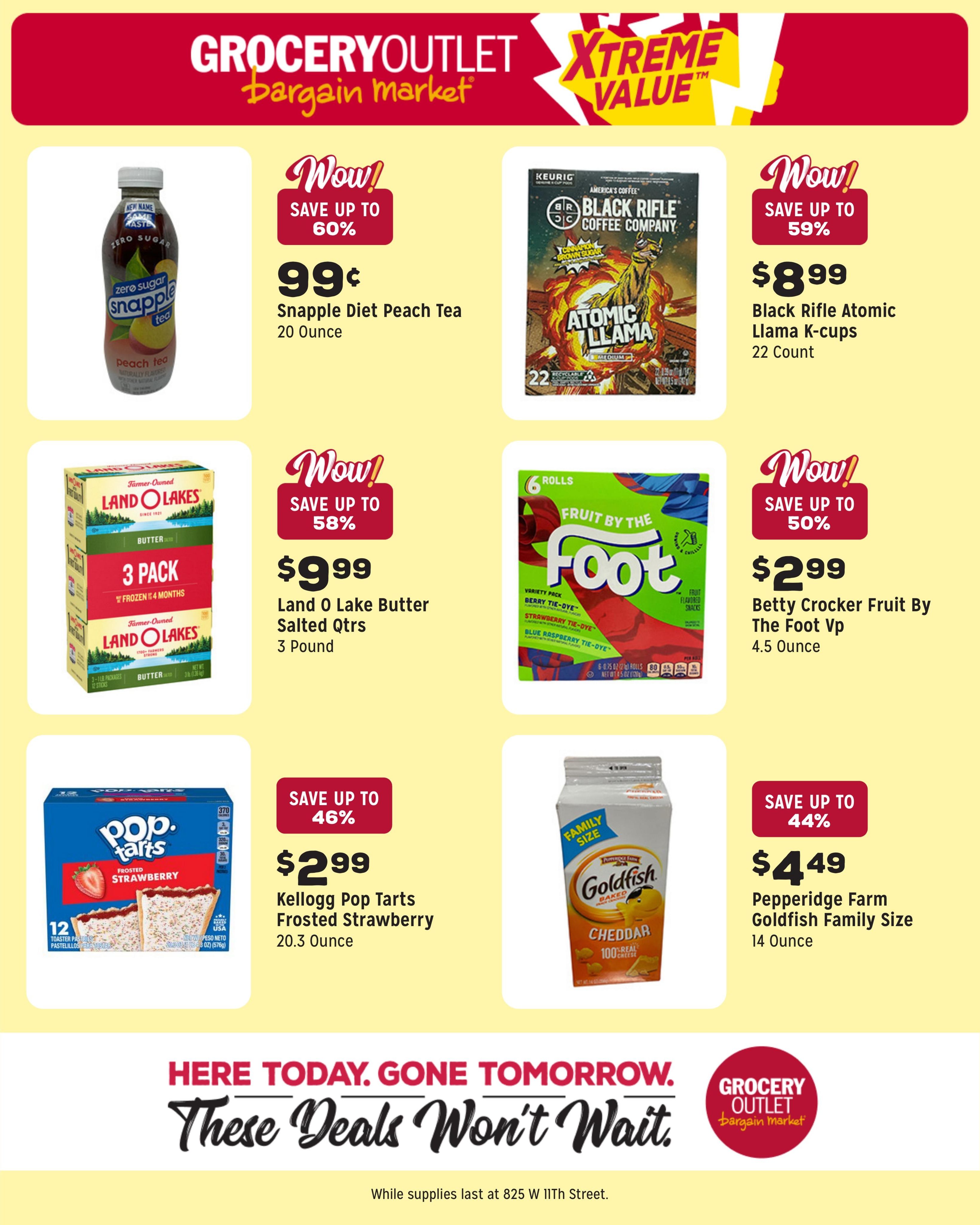 Grocery Outlet (Tracy Area, CA) Weekly Ad August 5 - 11, 2026