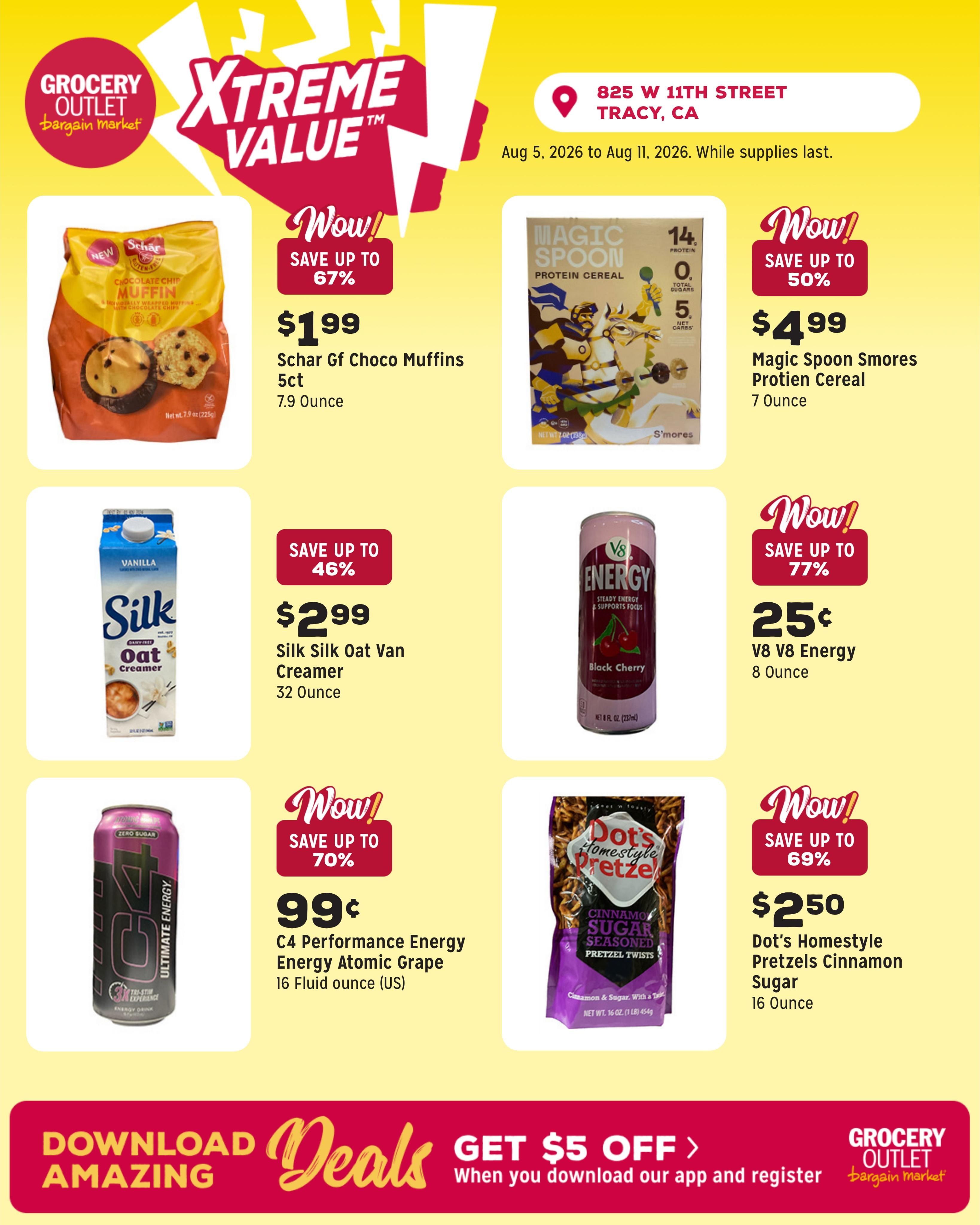 Grocery Outlet (Tracy Area, CA) Weekly Ad August 5 - 11, 2026