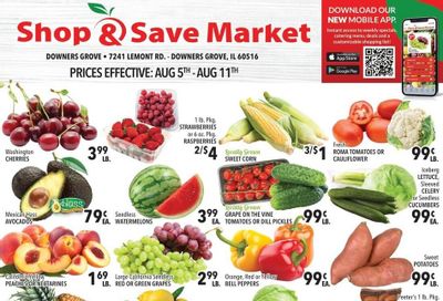 Shop And Save Market (Aurora–Naperville Area, IL) Weekly Ad August 5 - 11, 2026