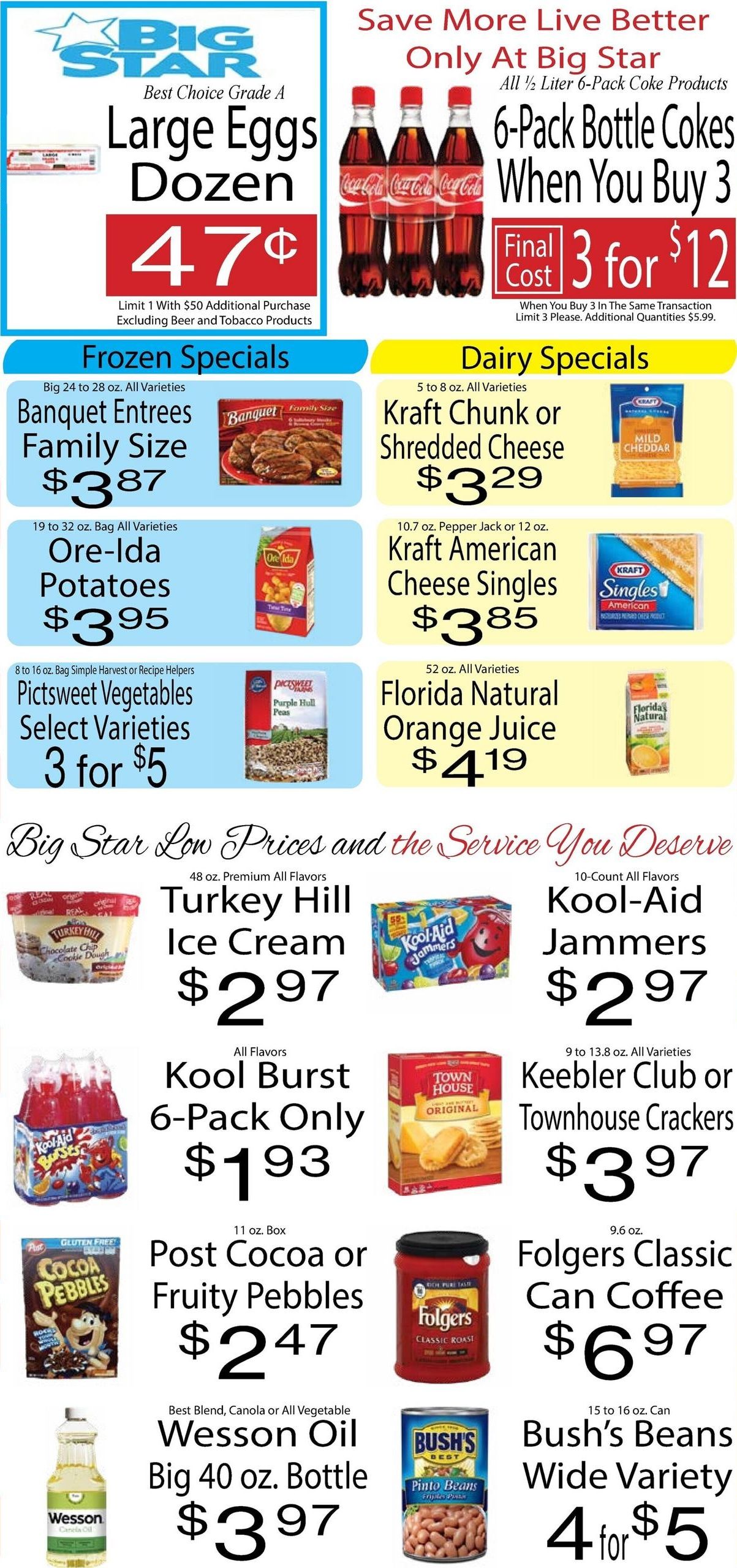 Gene Stimson Big Star (Memphis–West Memphis Area, AR–TN) Weekly Ad August 5 - 11, 2026