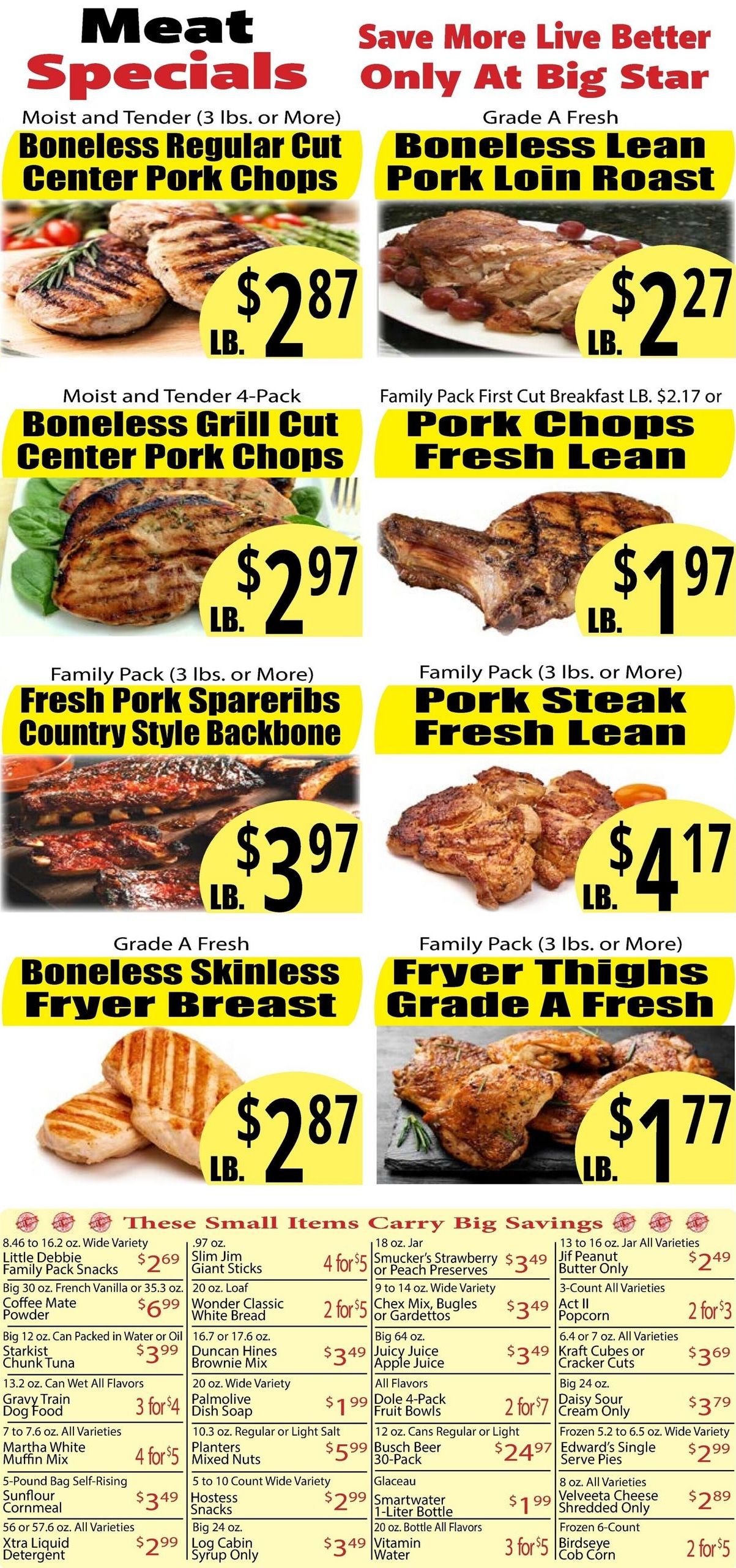 Gene Stimson Big Star (Memphis–West Memphis Area, AR–TN) Weekly Ad August 5 - 11, 2026