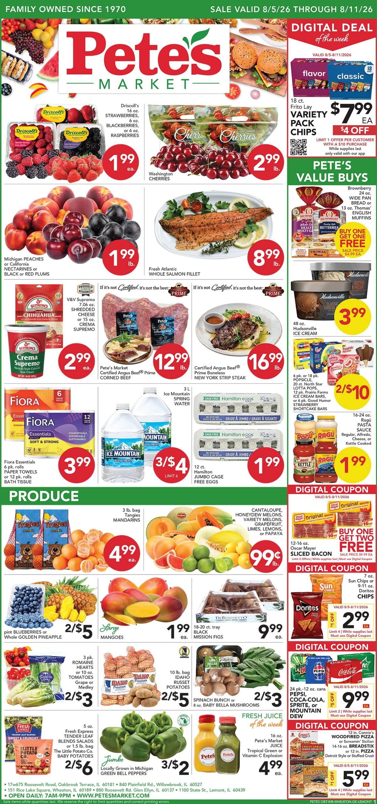 Pete's Fresh Market Weekly Ad August 5 - 11, 2026