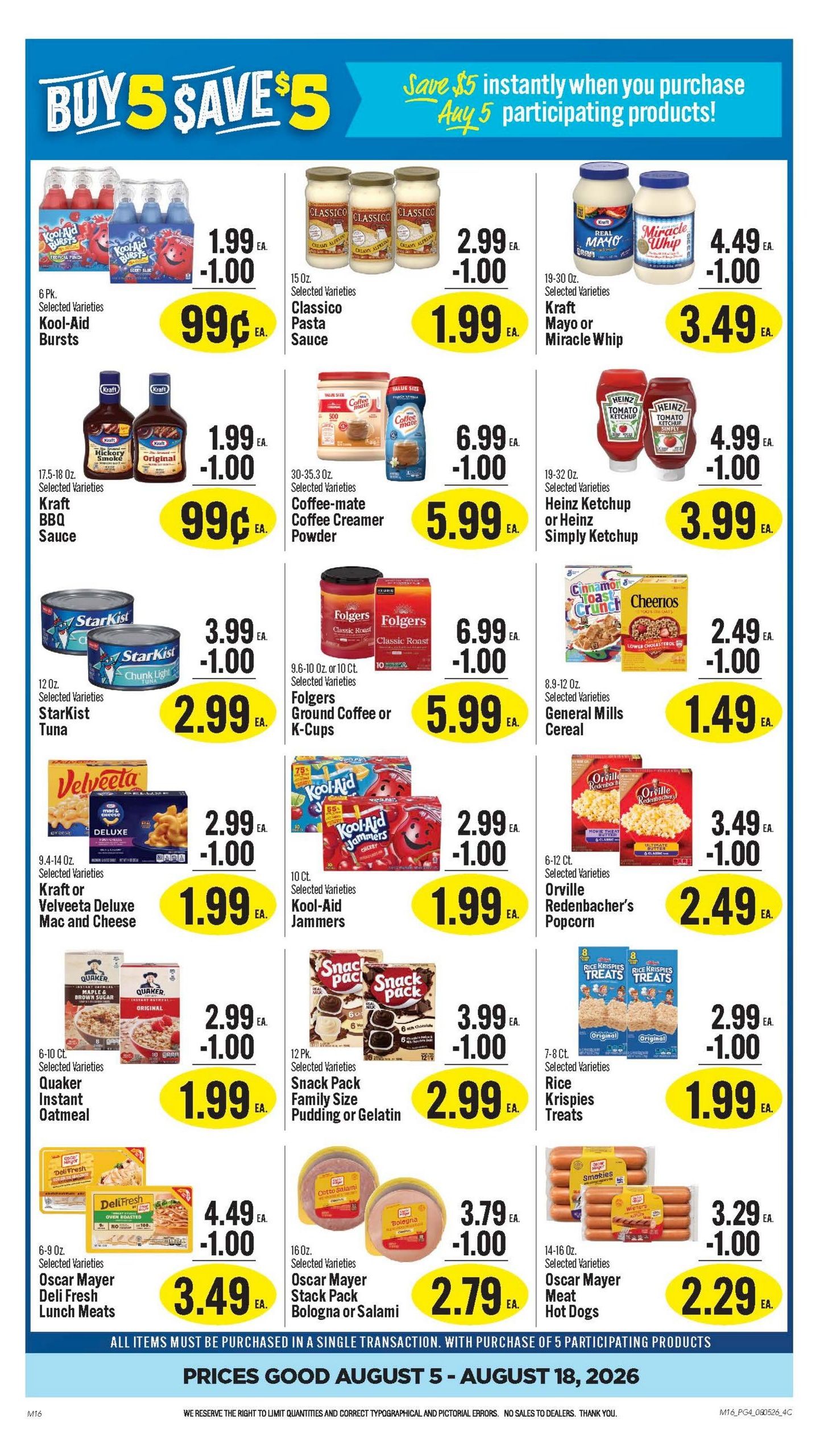Superlo Foods (AR, MS, TN) Weekly Ad August 5 - 18, 2026