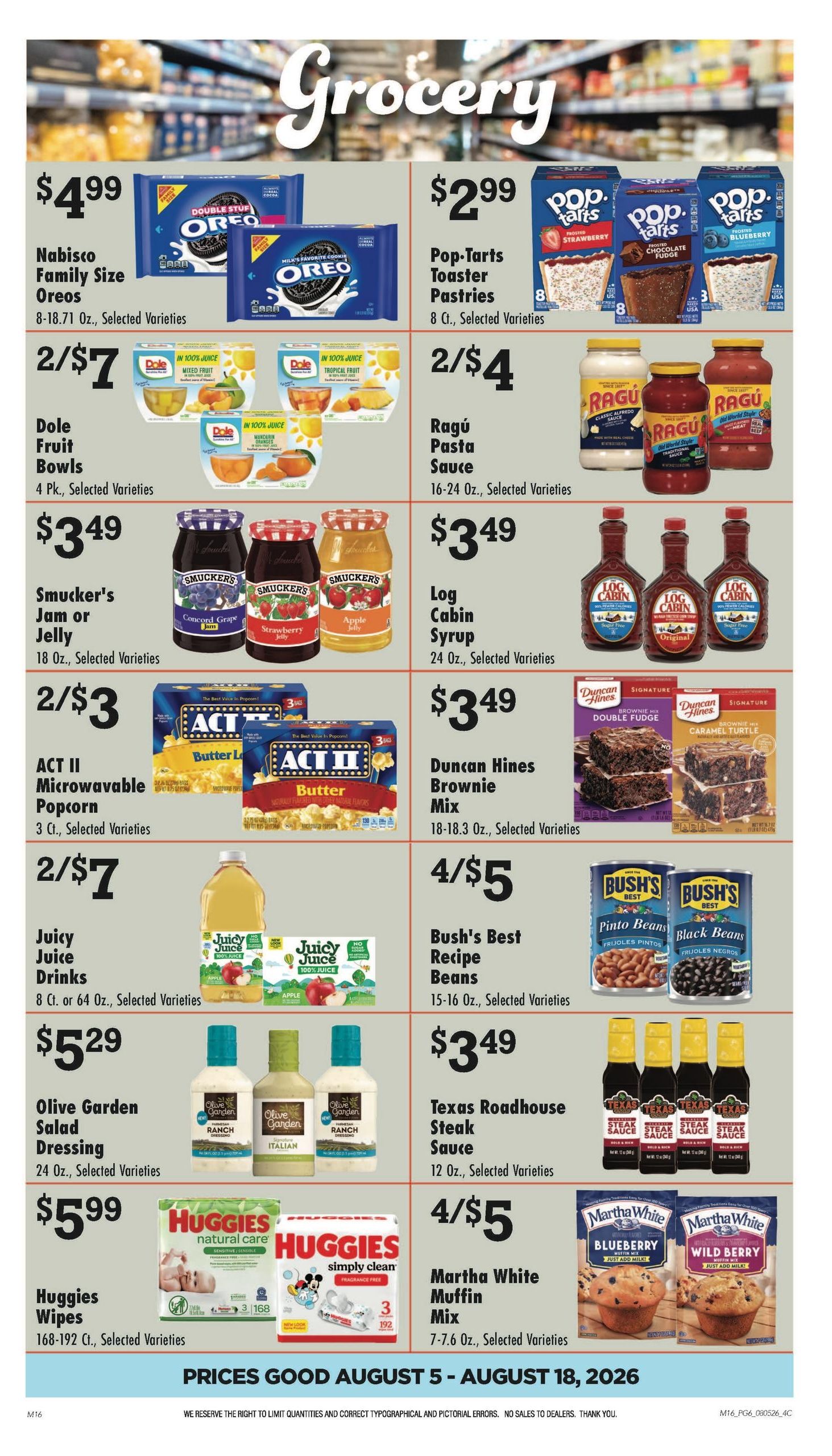 Superlo Foods (AR, MS, TN) Weekly Ad August 5 - 18, 2026