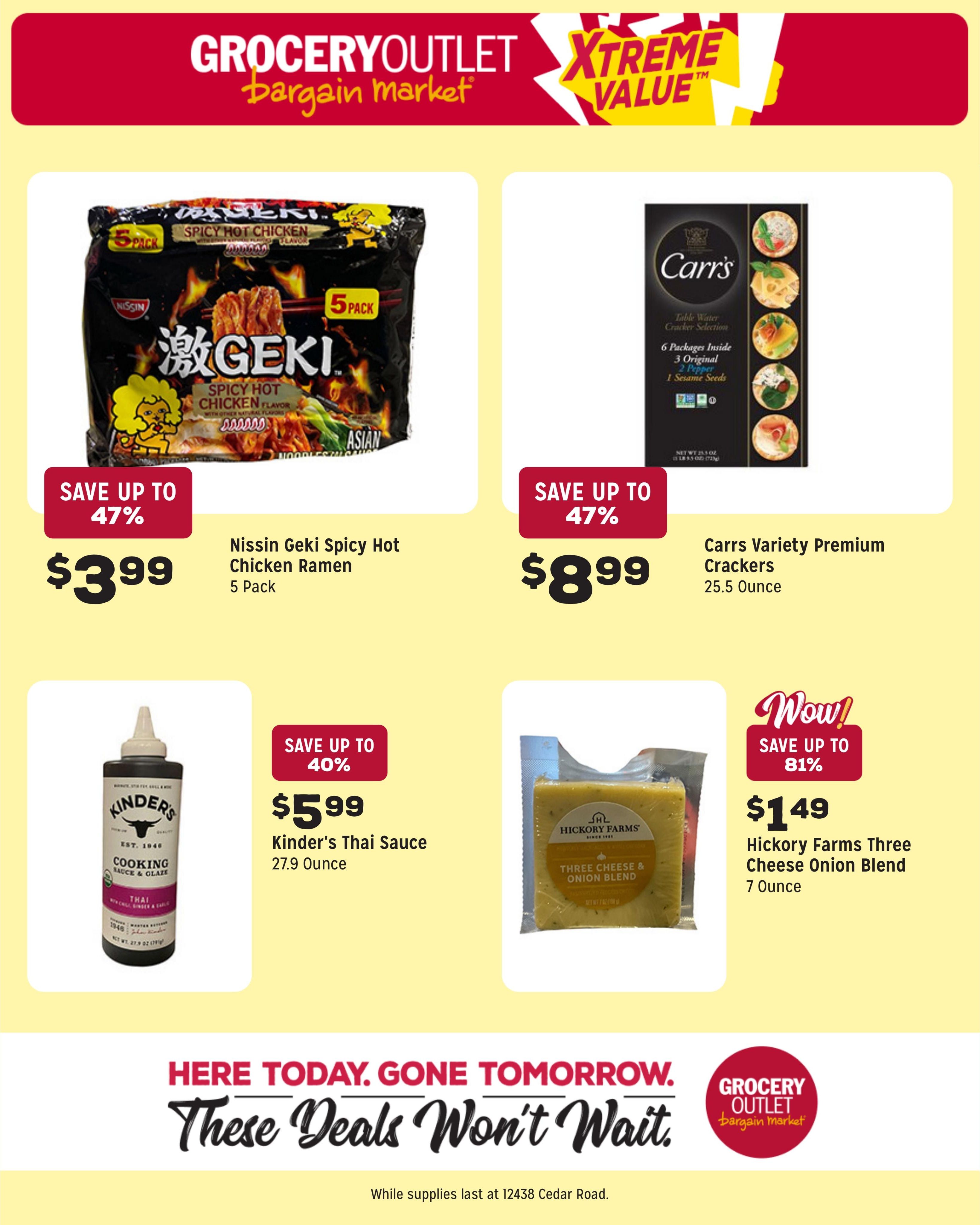 Grocery Outlet (Cleveland Area, OH) Weekly Ad August 5 - 11, 2026