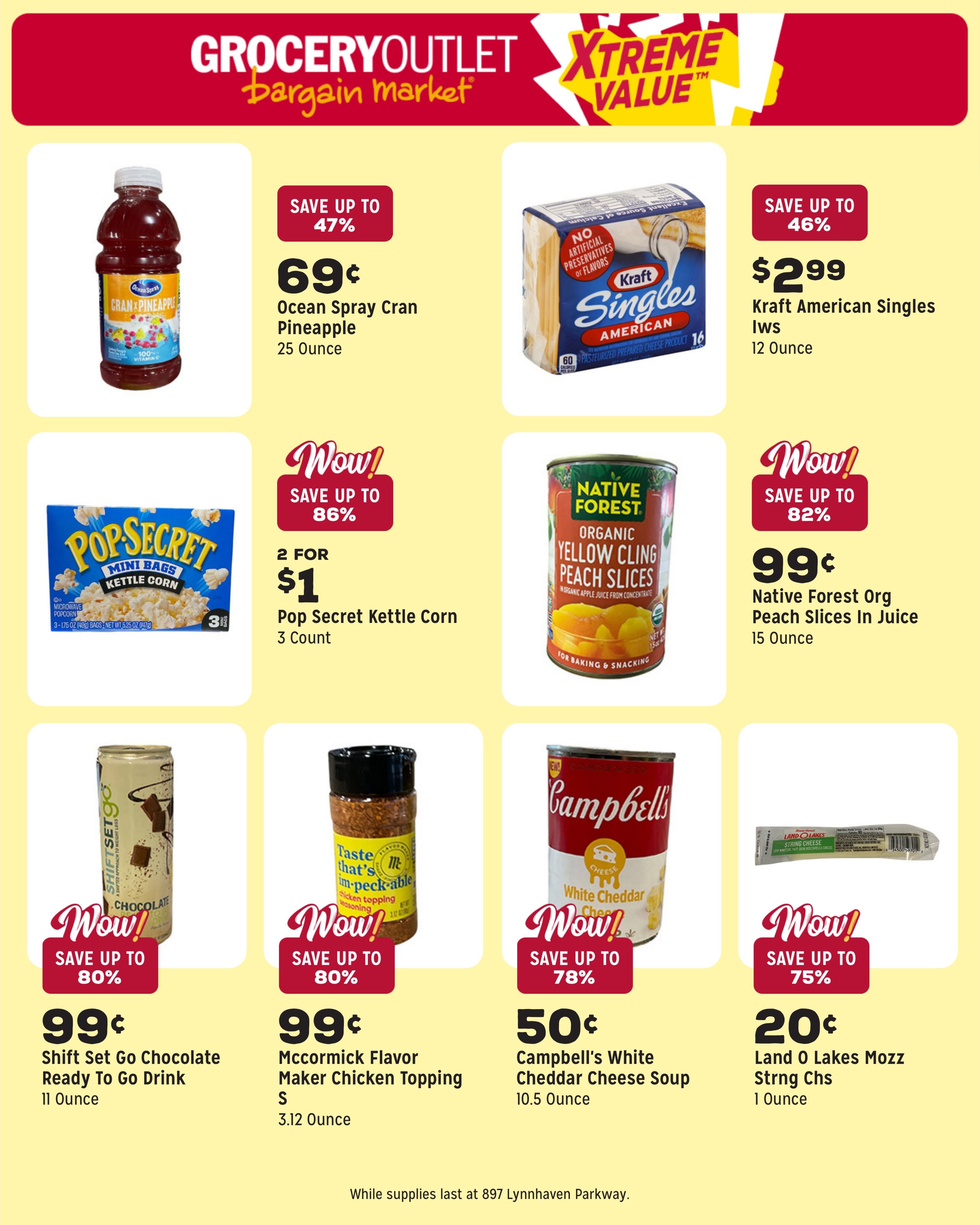 Grocery Outlet (Virginia Beach Area, VA) Weekly Ad August 5 - 11, 2026