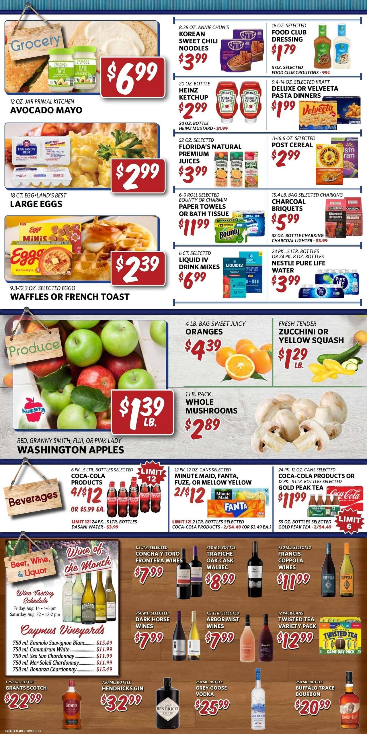 Breaux Mart (New Orleans–Houma Area, LA) Weekly Ad August 5 - 11, 2026