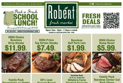 Robert Fresh Market (New Orleans–Baton Rouge Area, LA) Weekly Ad August 5 - 11, 2026