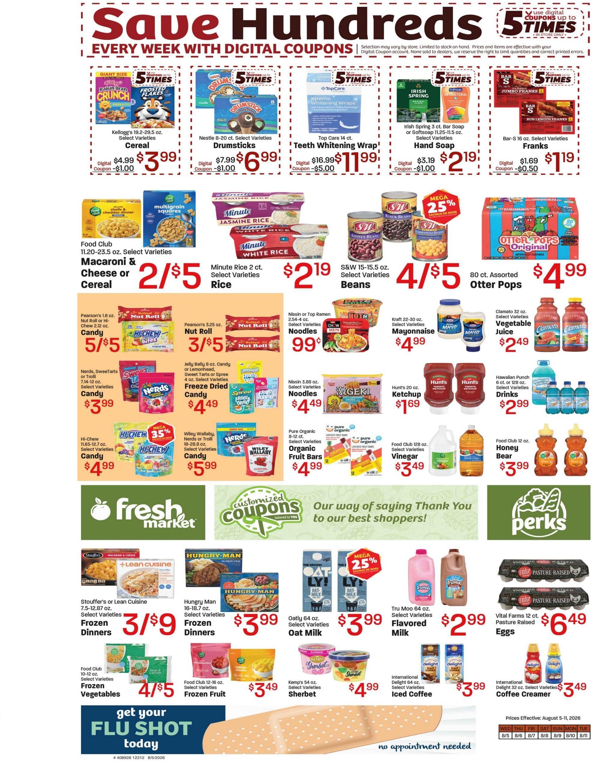 Fresh Market (Provo Area, UT) Weekly Ad August 5 - 11, 2026