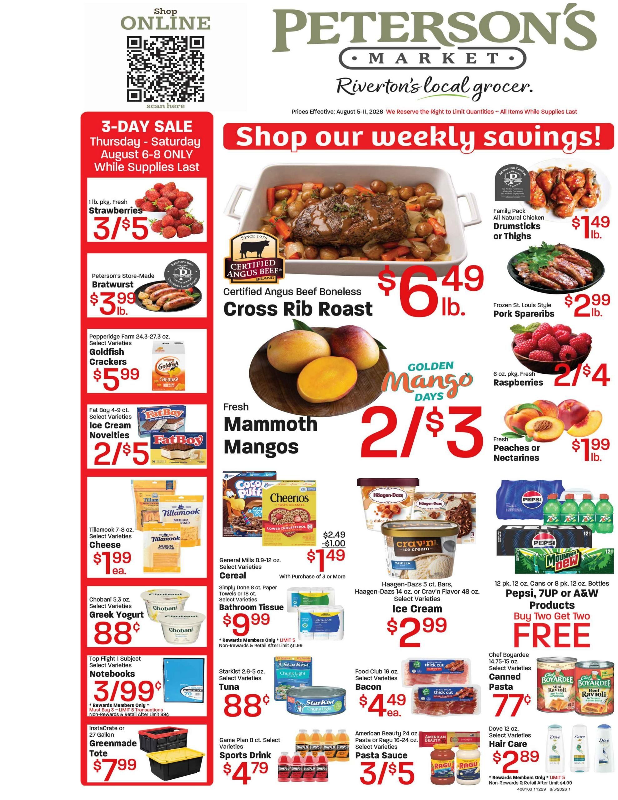 Peterson's Fresh Market (West Jordan Area, UT) Weekly Ad August 5 - 11, 2026