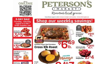 Peterson's Fresh Market (West Jordan Area, UT) Weekly Ad August 5 - 11, 2026