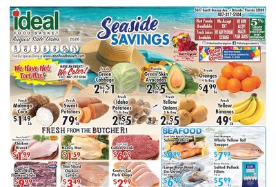 Ideal Food Basket (5637 South Orange Ave, Orlando, FL) Weekly Ad August 5 - 11, 2026