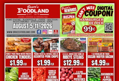 Bruce's Foodland (AL, GA, TN) Weekly Ad August 5 - 11, 2026