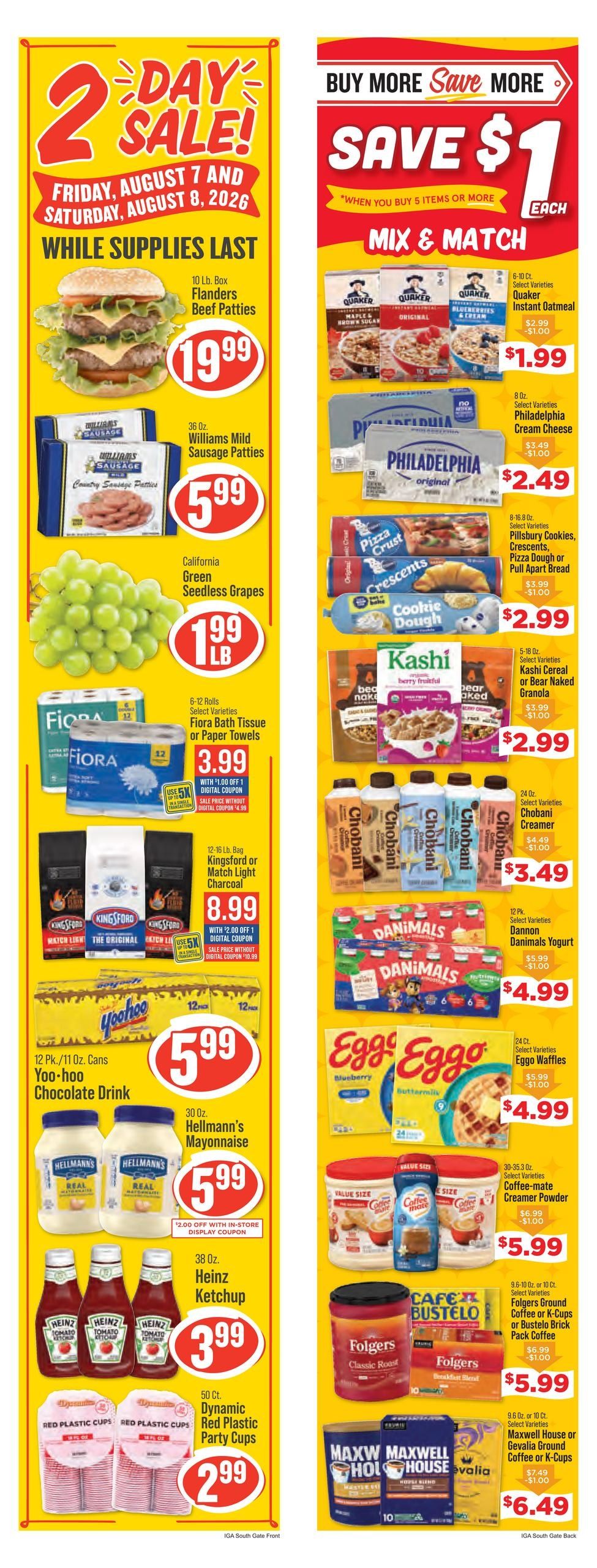 Hometown Market Weekly Ad August 5 - 11, 2026