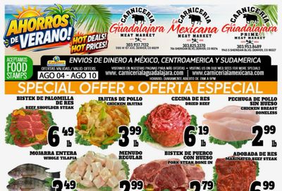 Carniceria La Guadalajara Weekly Ad August 4 - 10, 2026