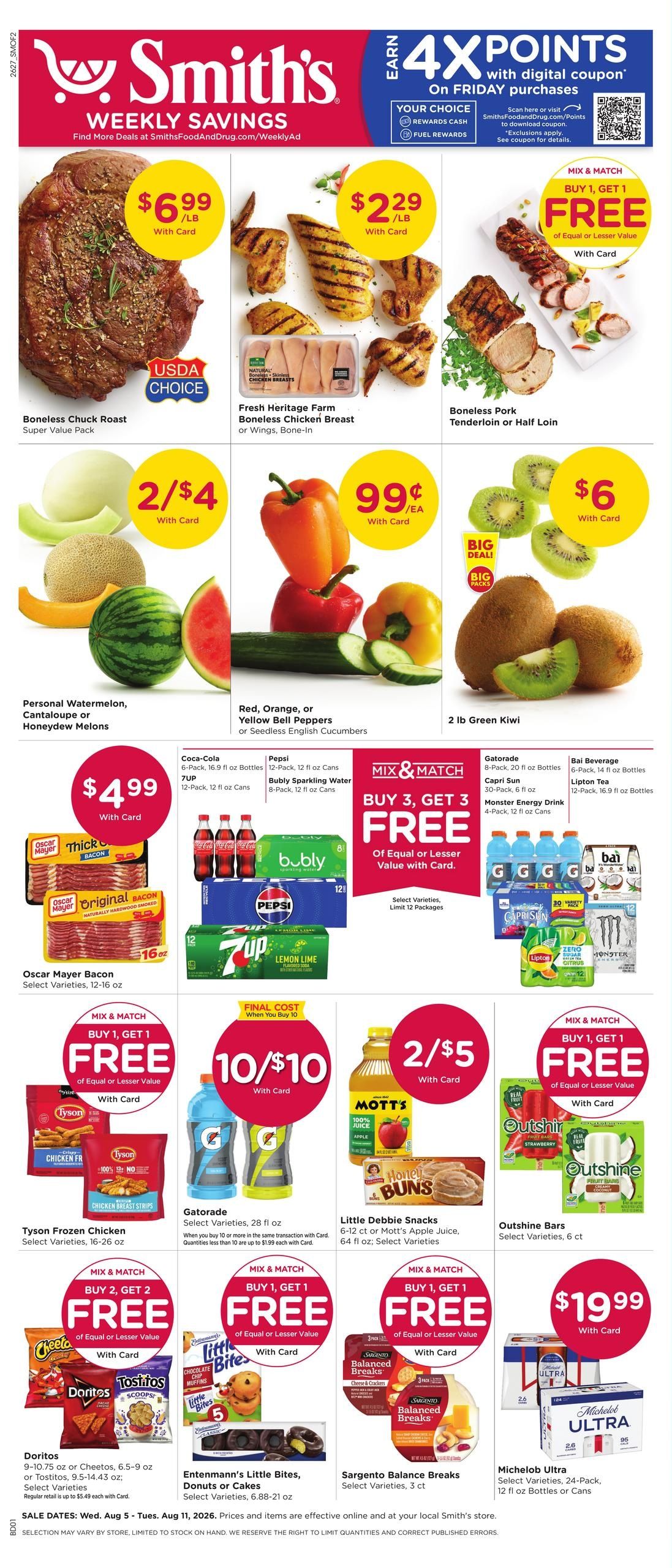 Smith's (Centerville Area, UT) Weekly Ad August 5 - 11, 2026