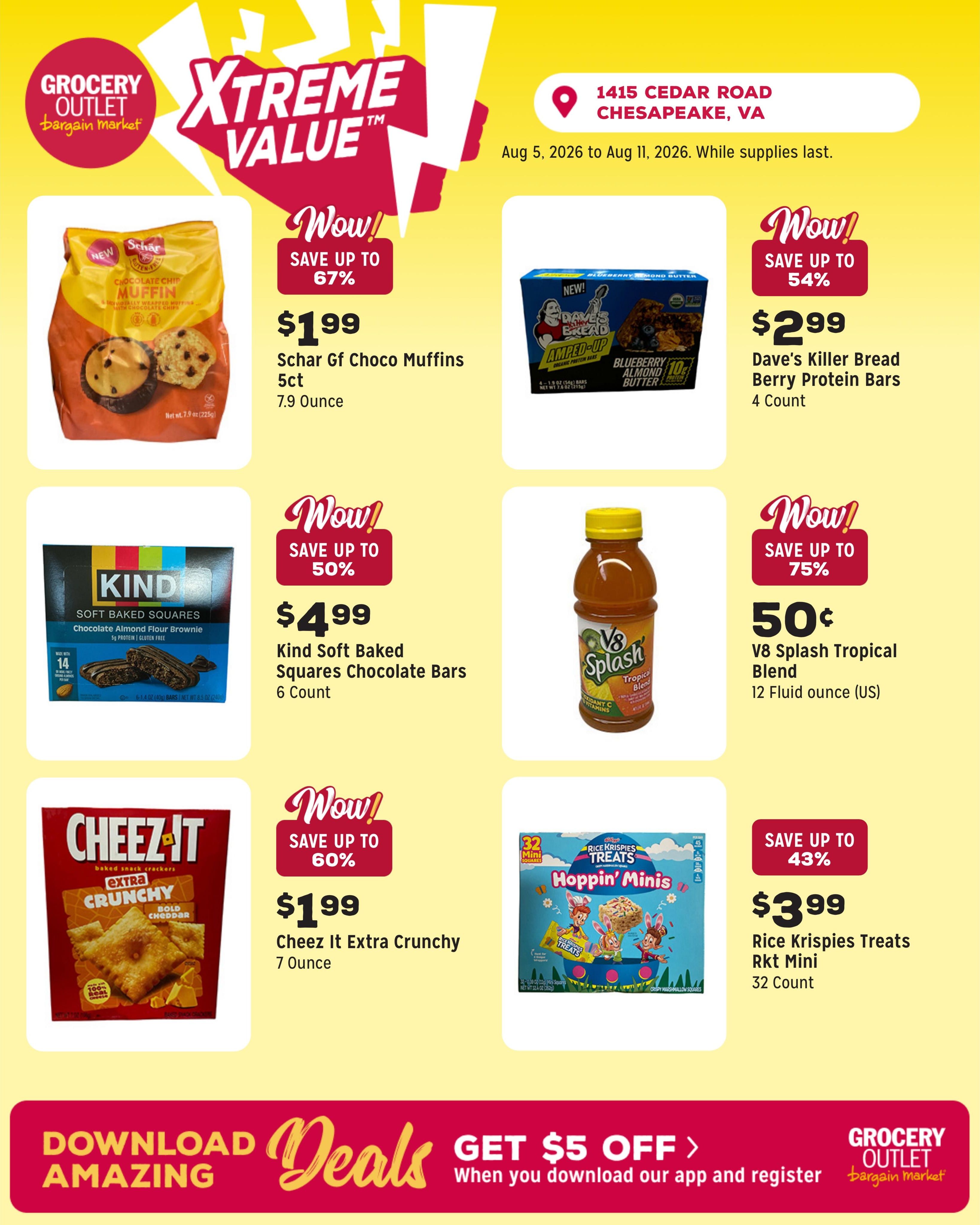 Grocery Outlet (Elizabeth City Area, NC) Weekly Ad August 5 - 11, 2026