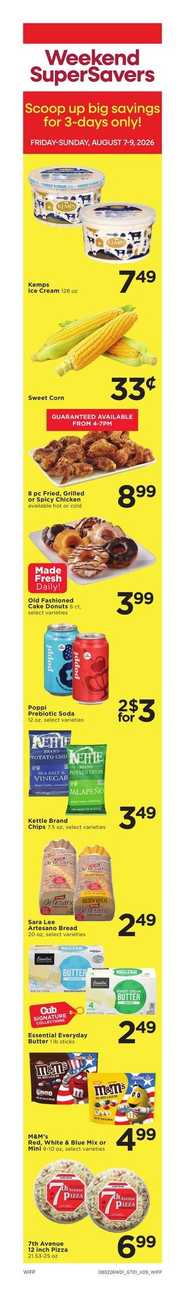 Cub Foods (Rockford–Durand Area, IL) Weekly Savings Weekly Ad August 5 - 11, 2026