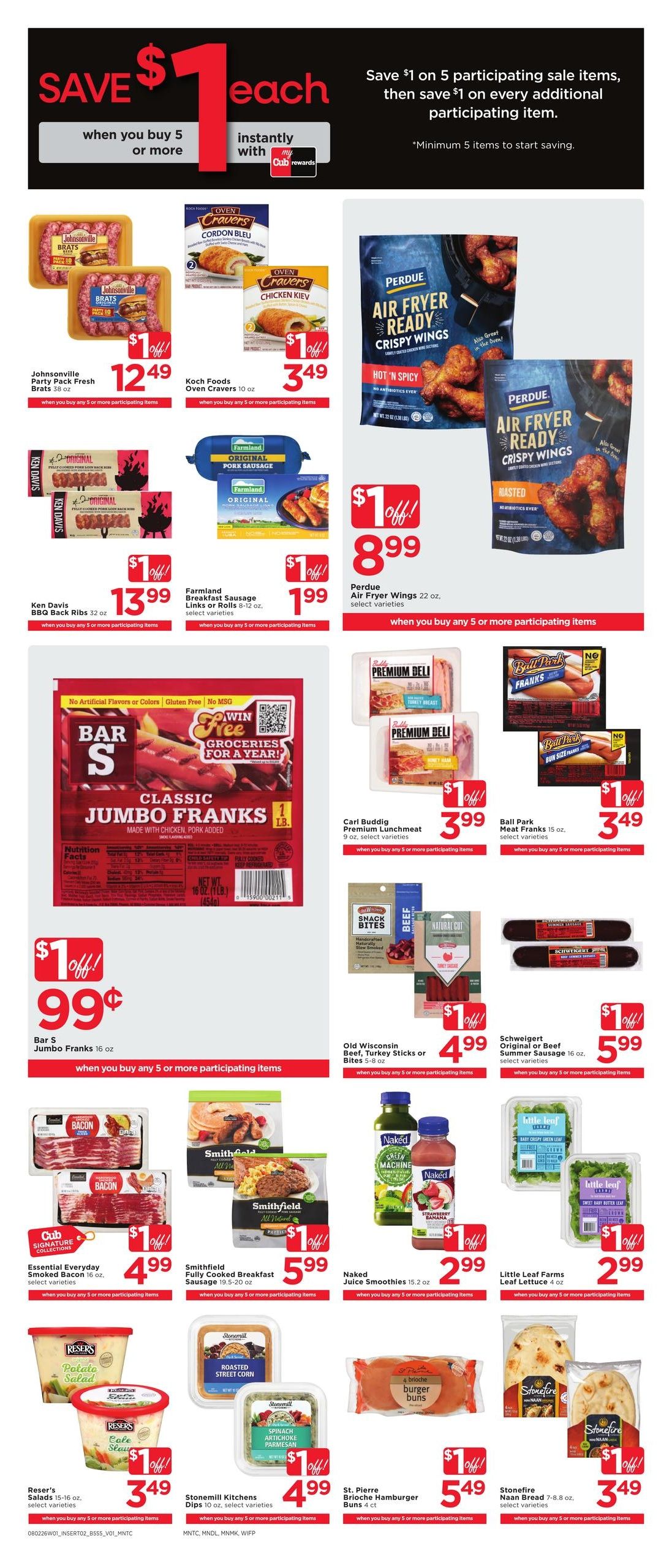 Cub Foods (Rockford–Durand Area, IL) Weekly Savings Weekly Ad August 5 - 11, 2026