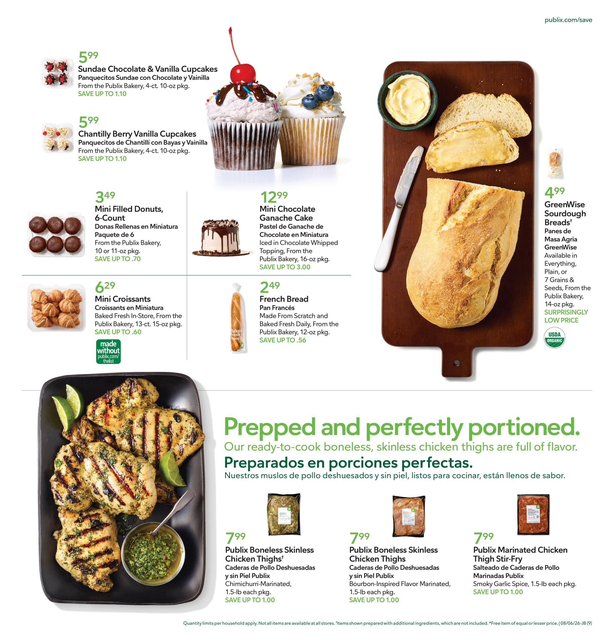 Publix (Savannah–Beaufort Area, GA–SC) Anuncio Semanal Español Weekly Ad August 5 - 11, 2026