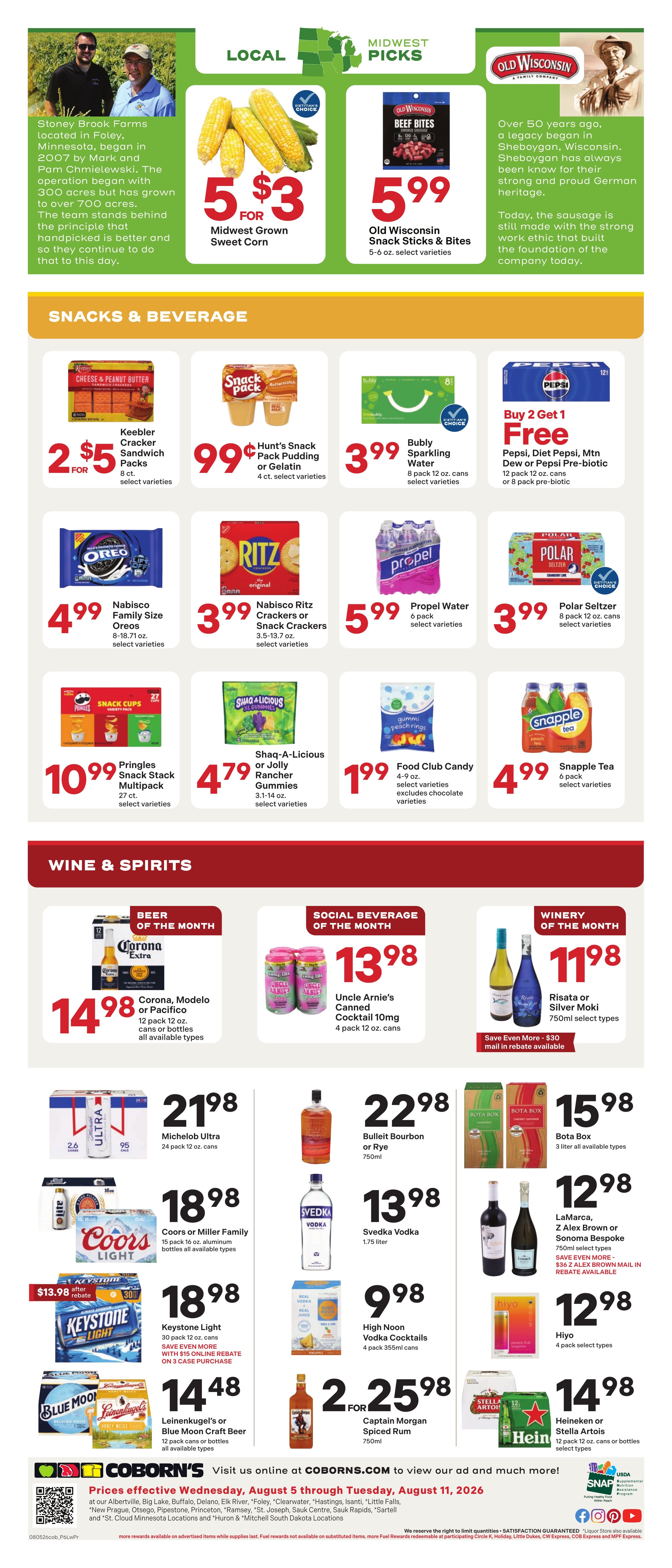 Coborn's Weekly Ad August 5 - 11, 2026