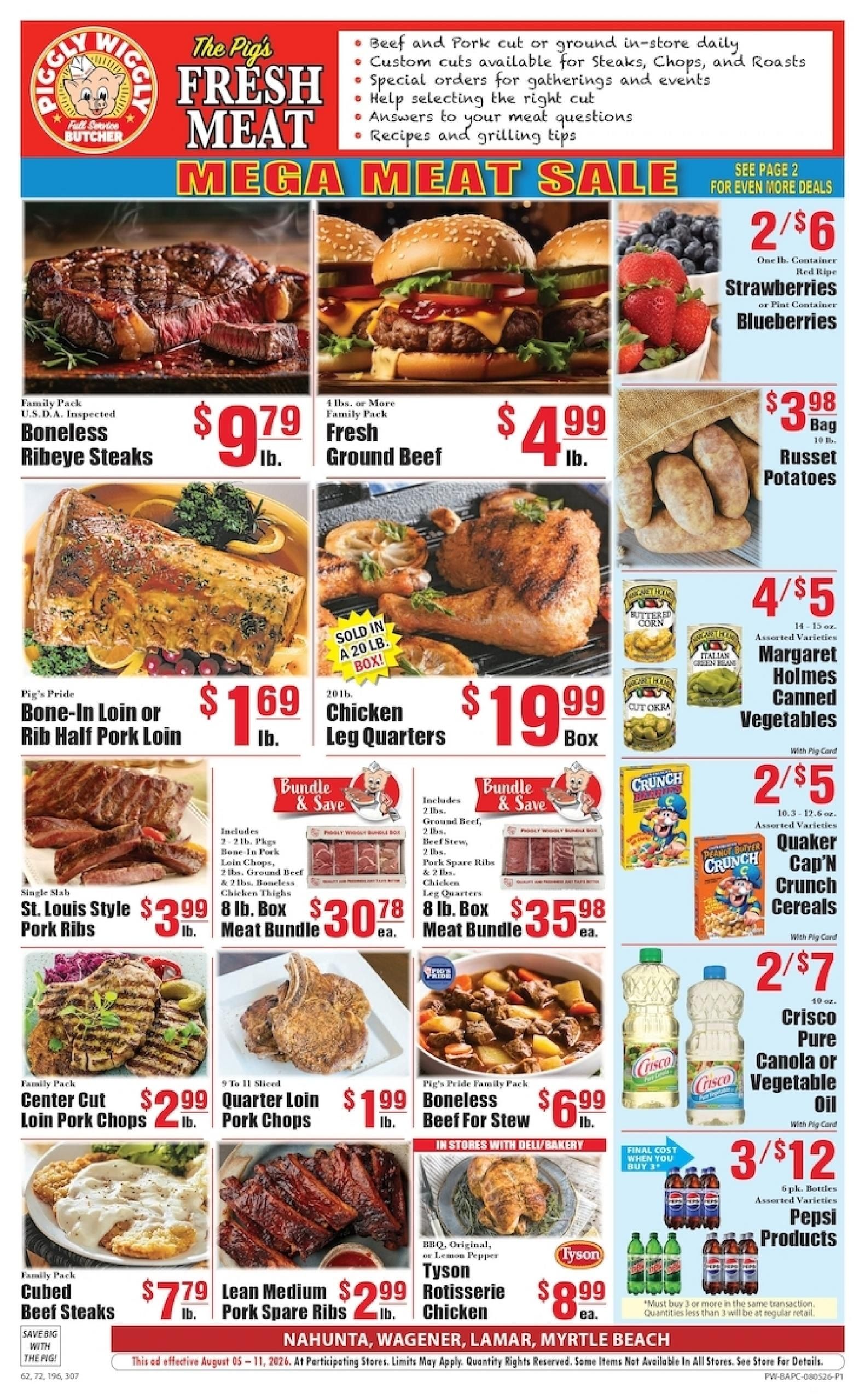 Piggly Wiggly Weekly Ad August 5 - 11, 2026