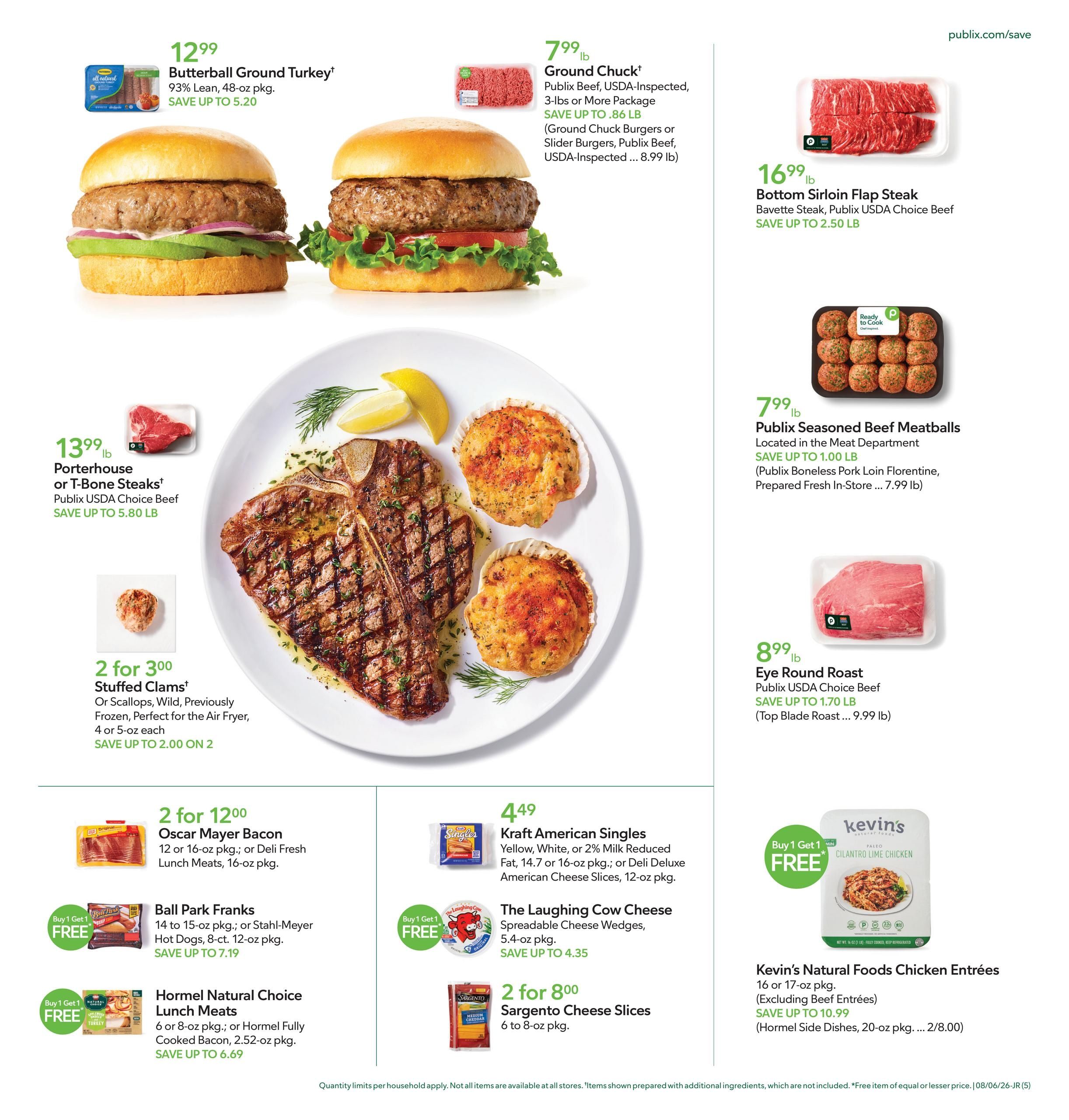 Publix (Beaufort–Estill Area, SC) Weekly Ad August 5 - 11, 2026
