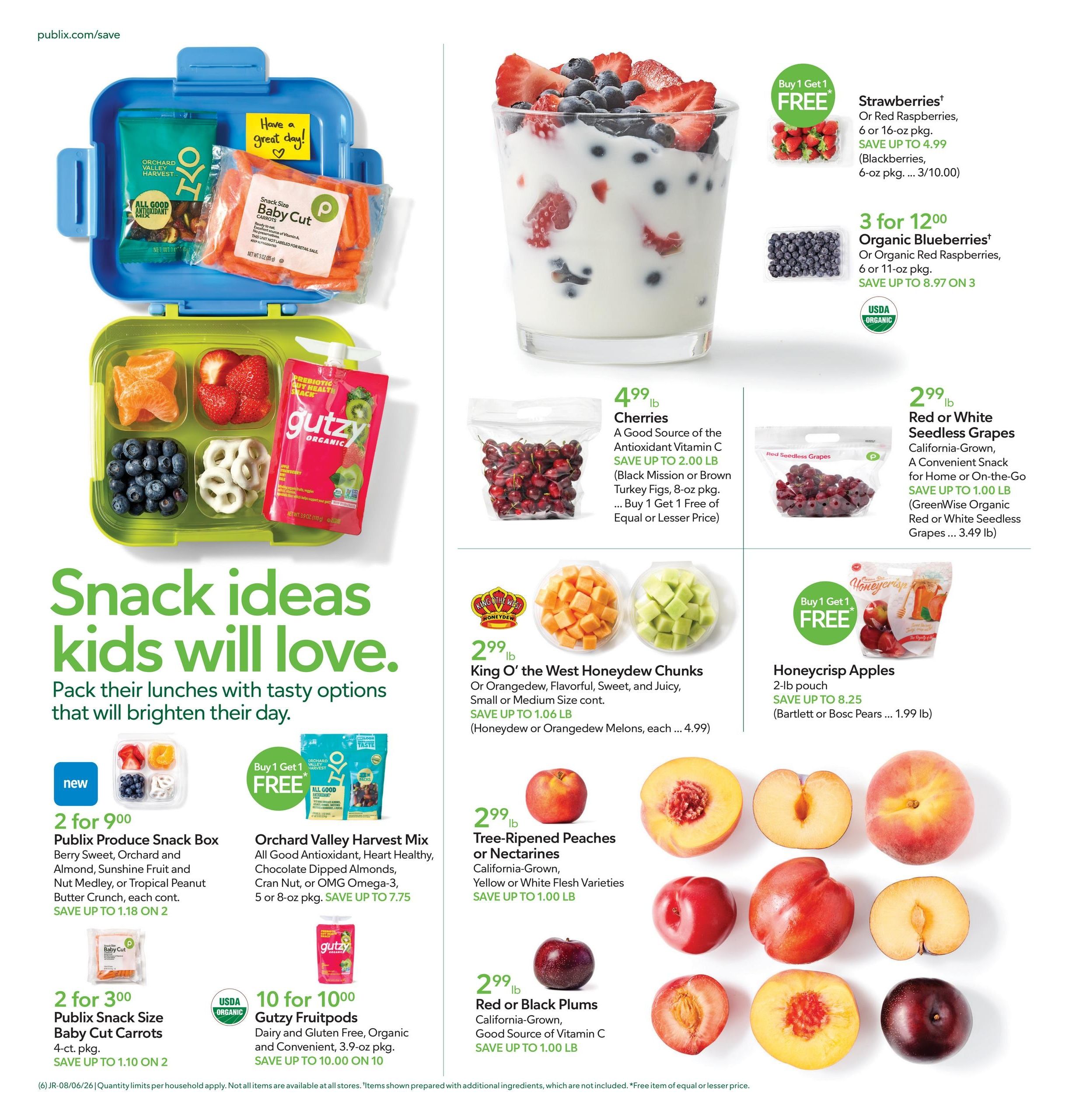 Publix (Beaufort–Estill Area, SC) Weekly Ad August 5 - 11, 2026
