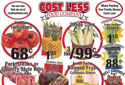 Cost Less Foods (Modesto–Manteca Area, CA) Weekly Ad August 5 - 11, 2026