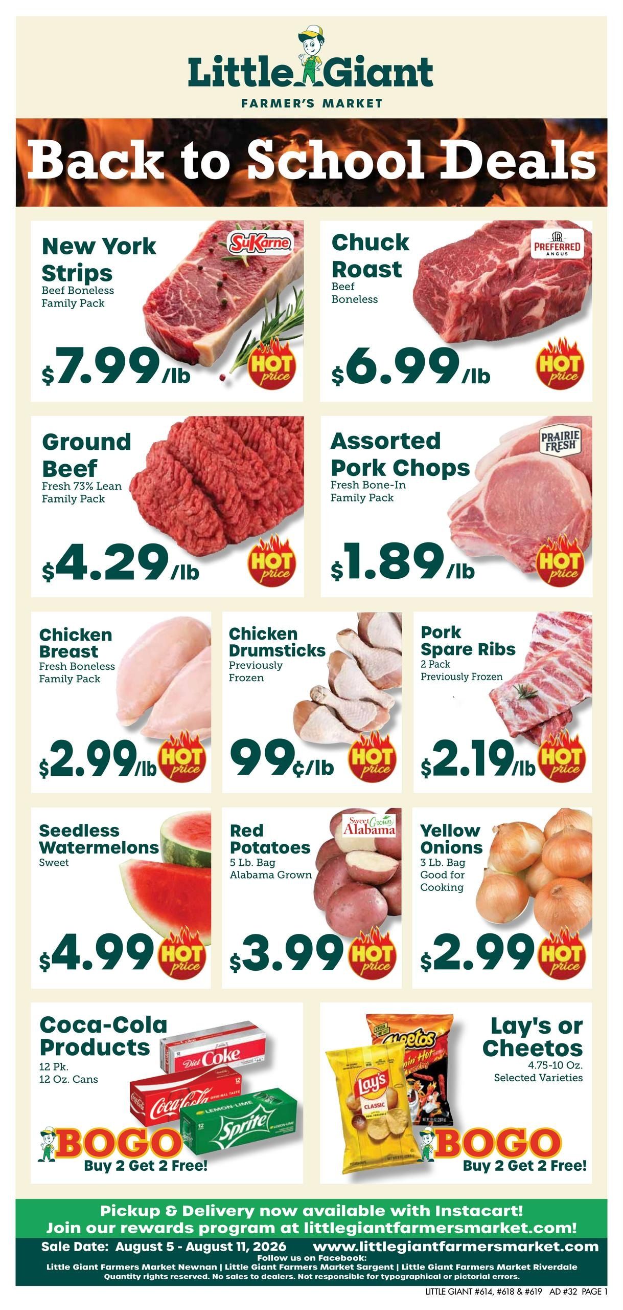 Little Giant Weekly Ad August 5 - 11, 2026