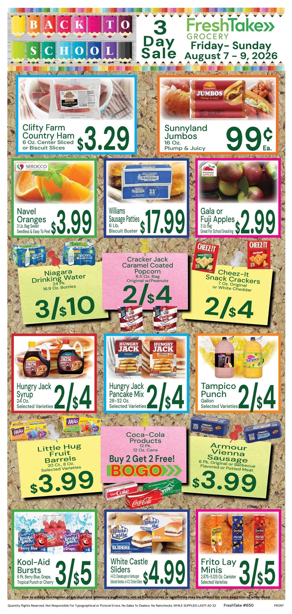 FreshTake (Augusta–Aiken Area, GA–SC) Weekly Ad August 5 - 11, 2026