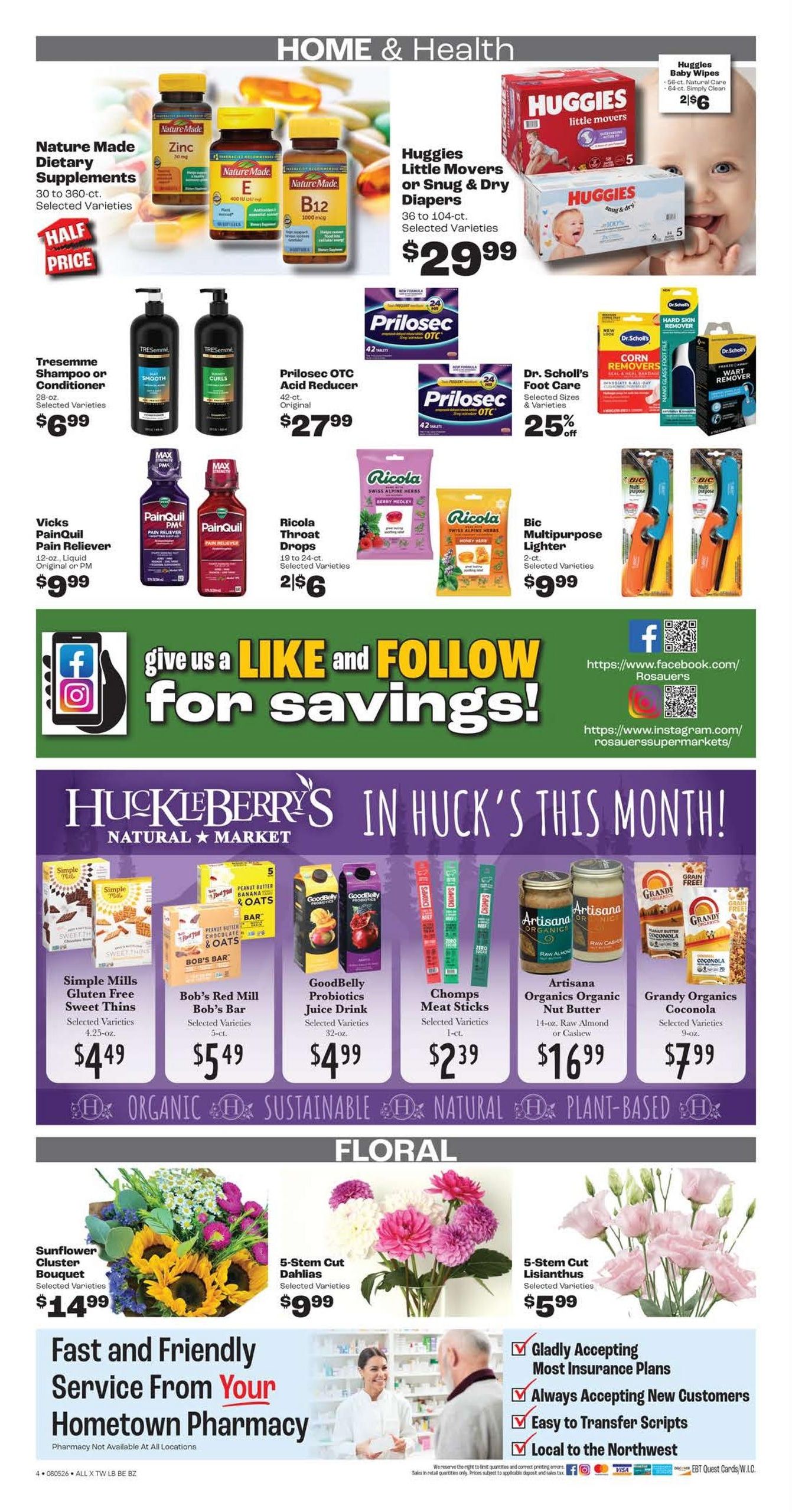 Rosauers (Kalispell–Somers Area, MT) Weekly Ad August 5 - 11, 2026