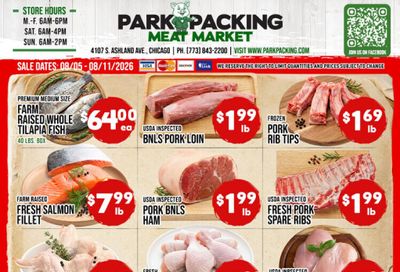 Park Packing (Chicago Area, IL) Weekly Ad August 5 - 11, 2026