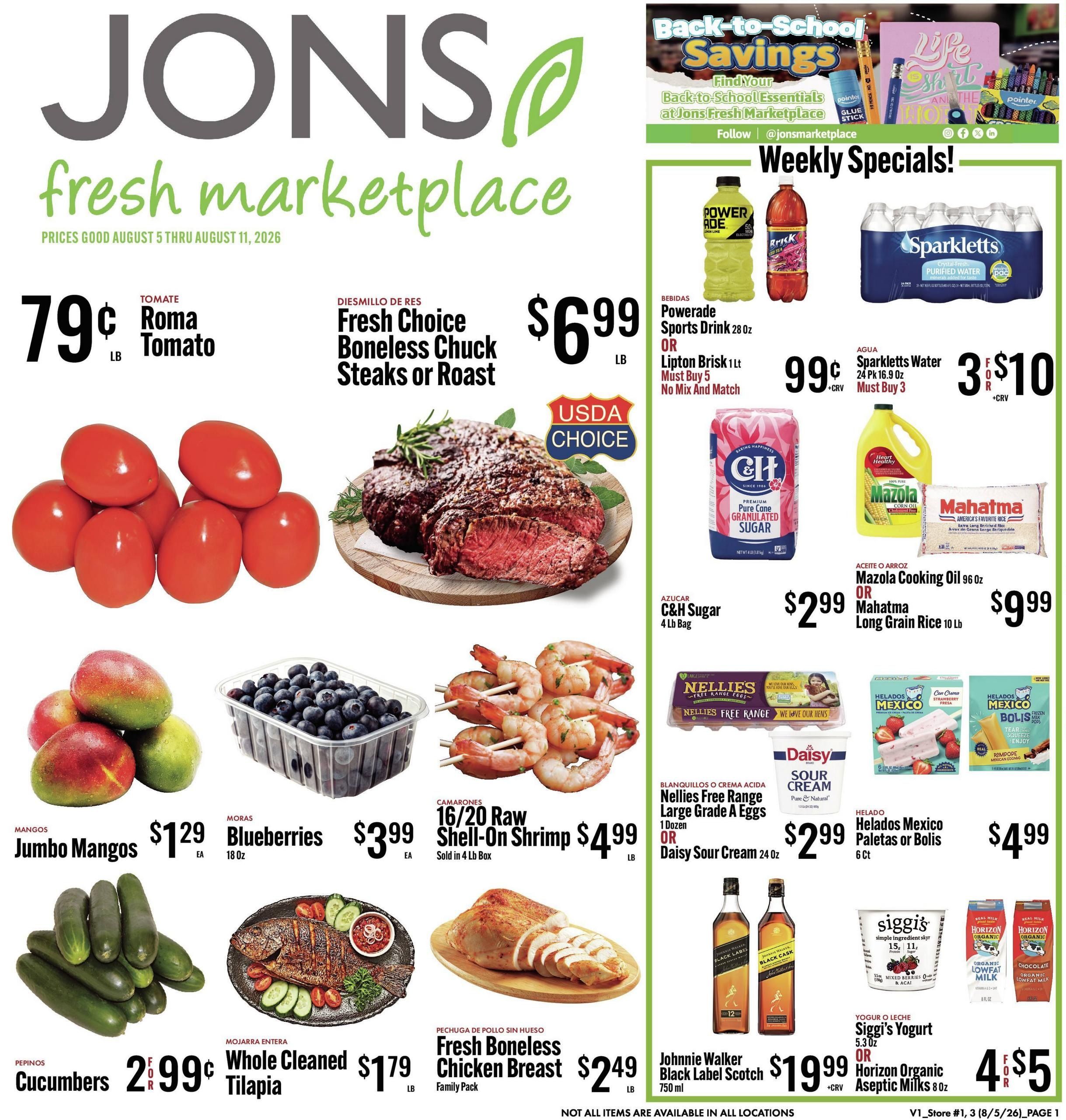 Jons International Marketplace (Los Angeles–Inglewood Area, CA) Weekly Ad August 5 - 11, 2026