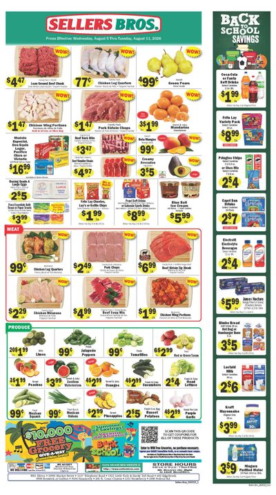 Sellers Bros. Weekly Ad August 5 - 11, 2026