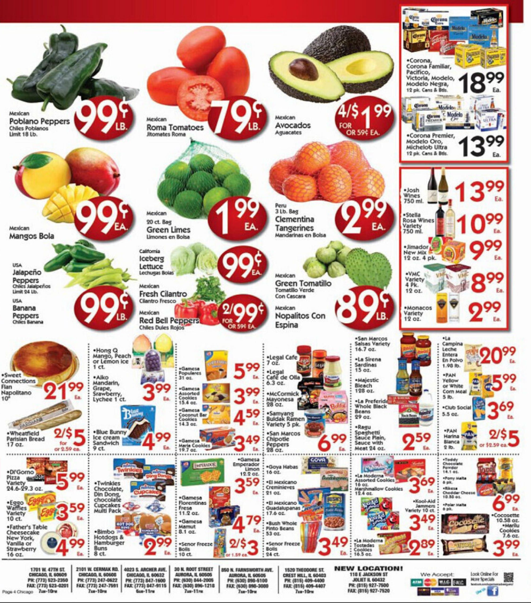 Super Mercados El Guero (Chicago–Naperville Area, IL) Weekly Ad August 5 - 11, 2026