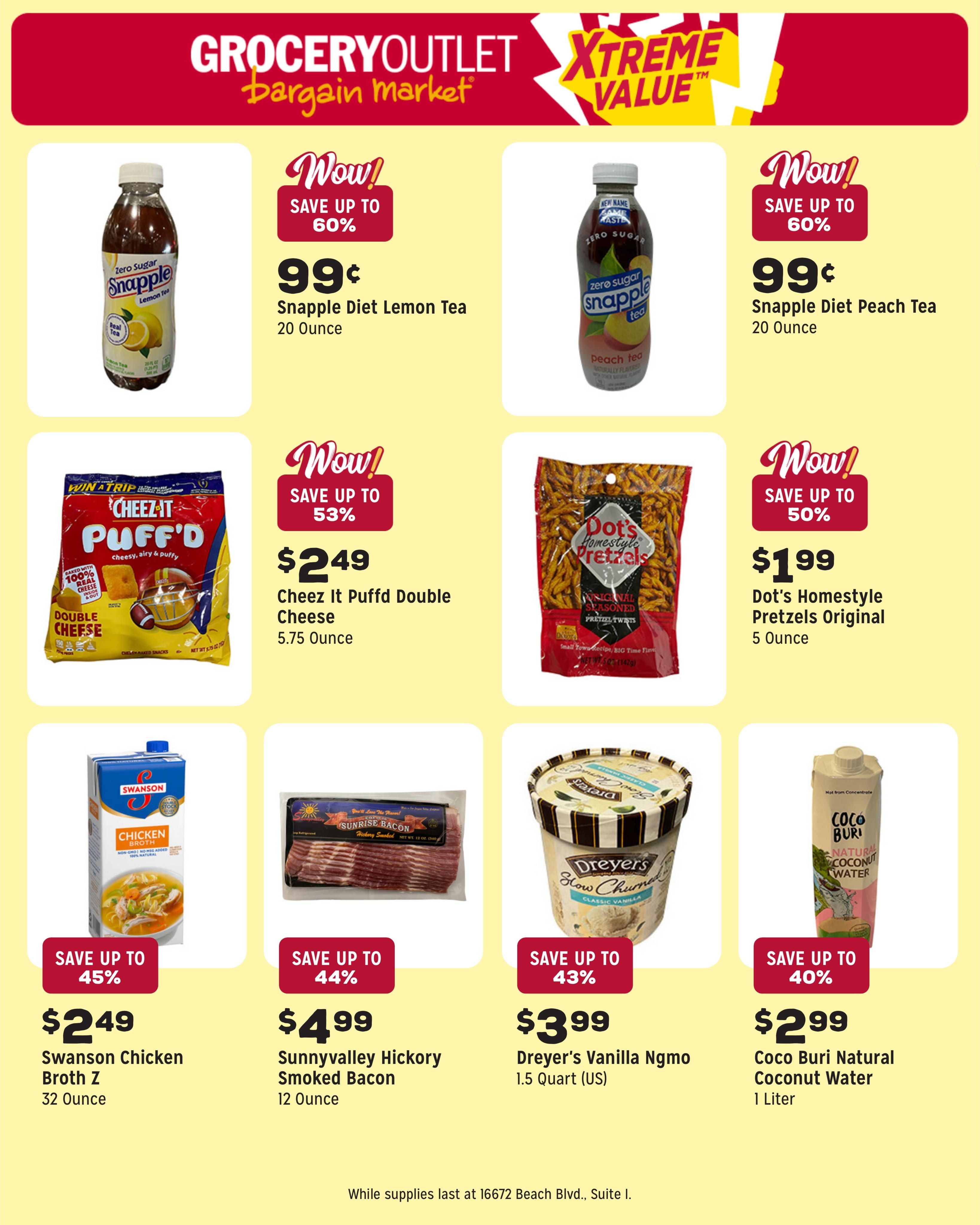 Grocery Outlet (Huntington Beach Area, CA) Weekly Ad August 5 - 11, 2026