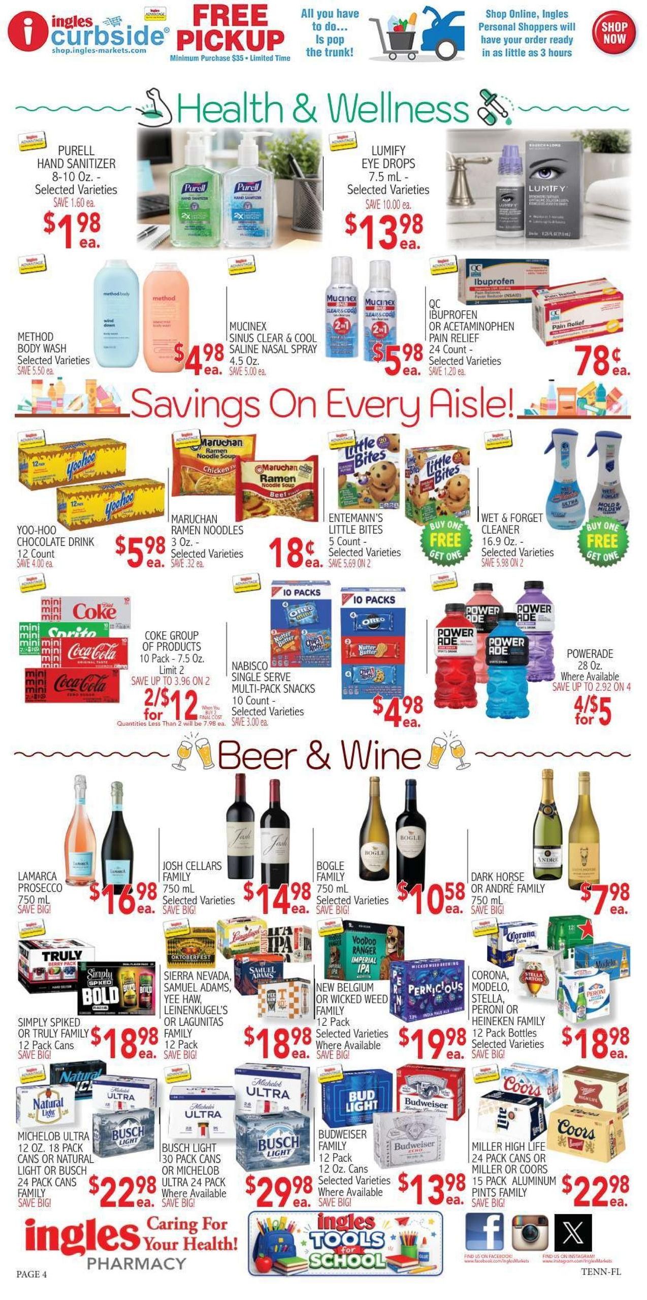Ingles Markets (Alcoa Area, TN) Weekly Ad August 5 - 11, 2026
