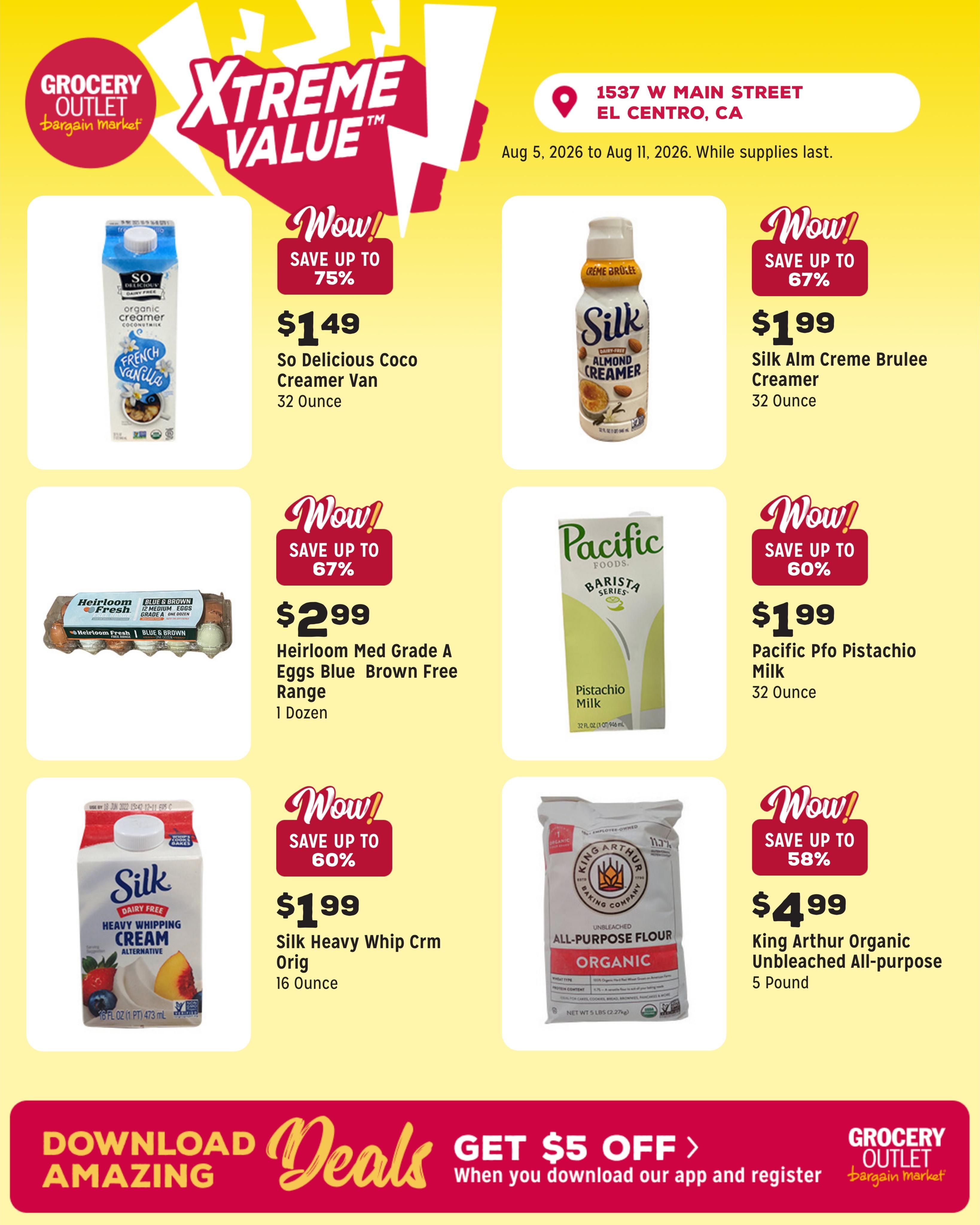 Grocery Outlet (Holtville Area, CA) Weekly Ad August 5 - 11, 2026